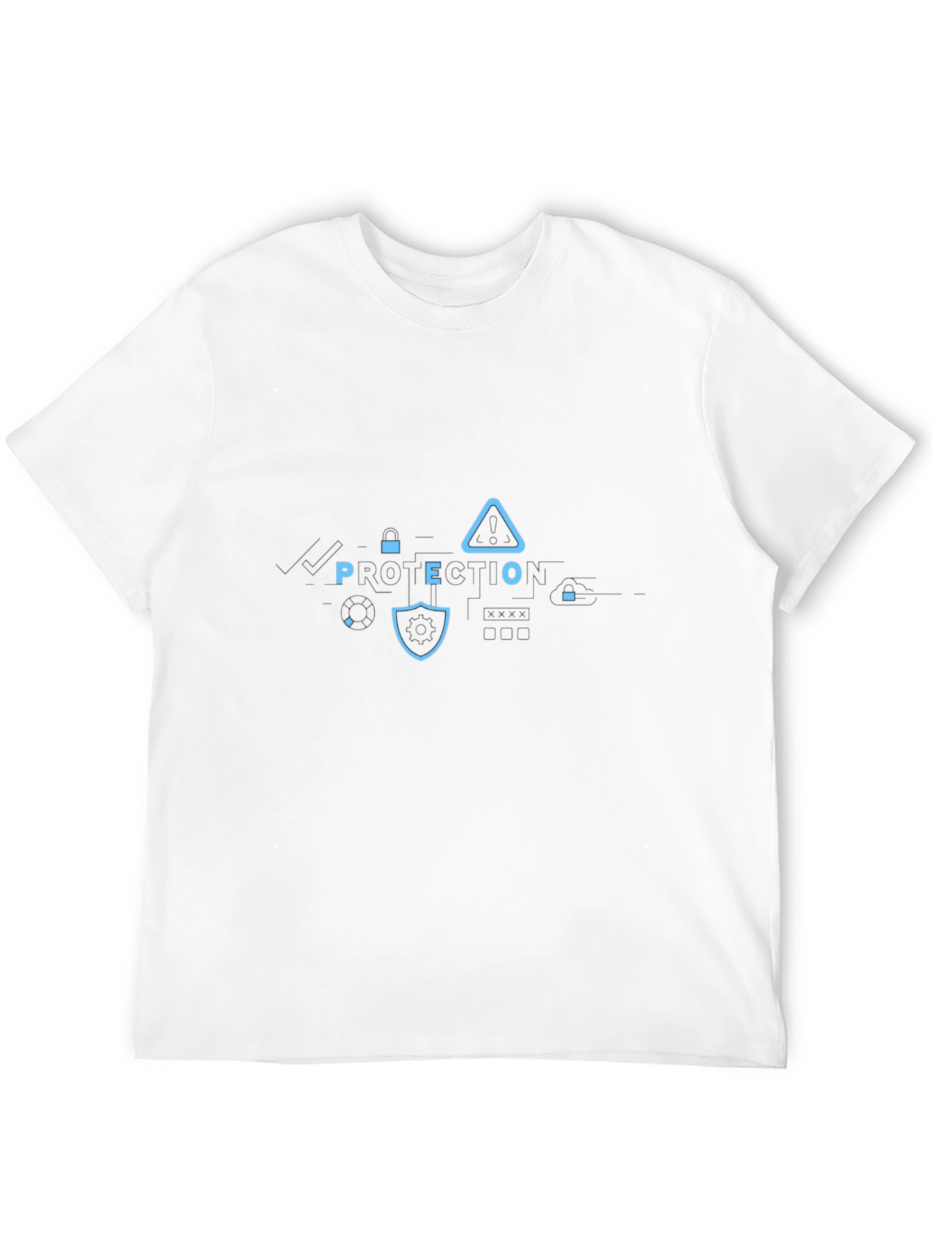 Geometric Graphic Tee - Modern Casual Wear