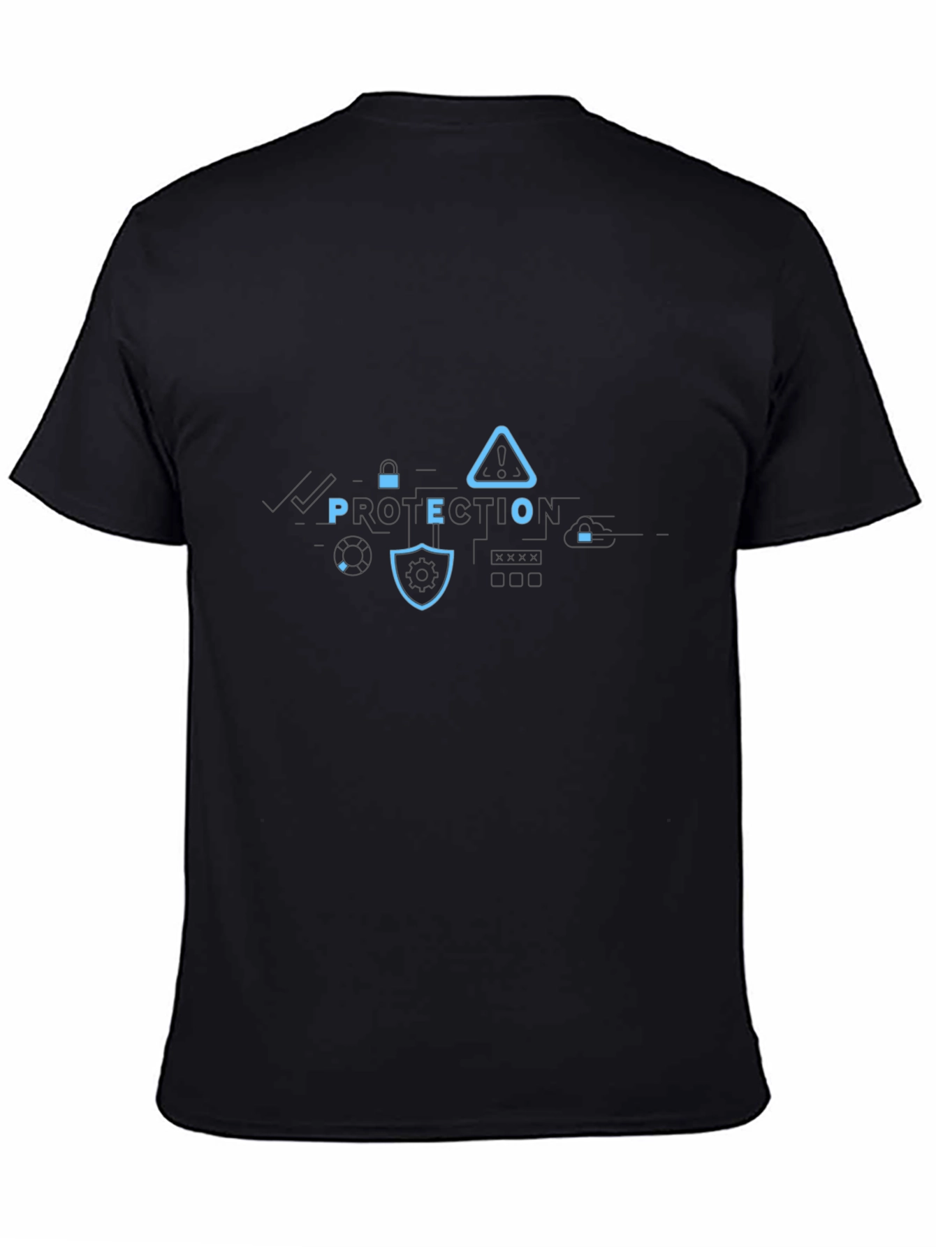Geometric Graphic Tee - Modern Casual Wear