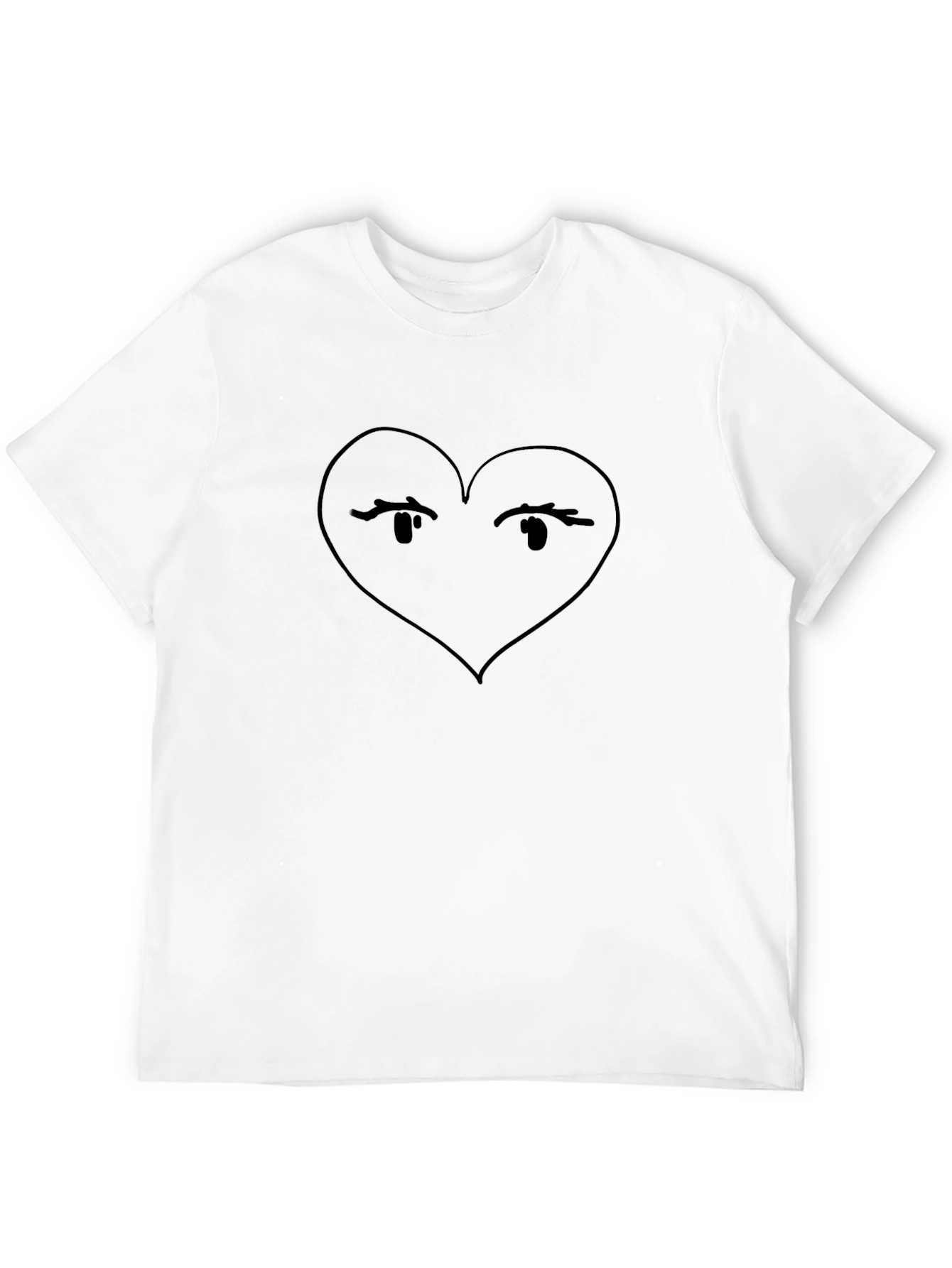 Heart Eyes T-Shirt - Modern Graphic Tee