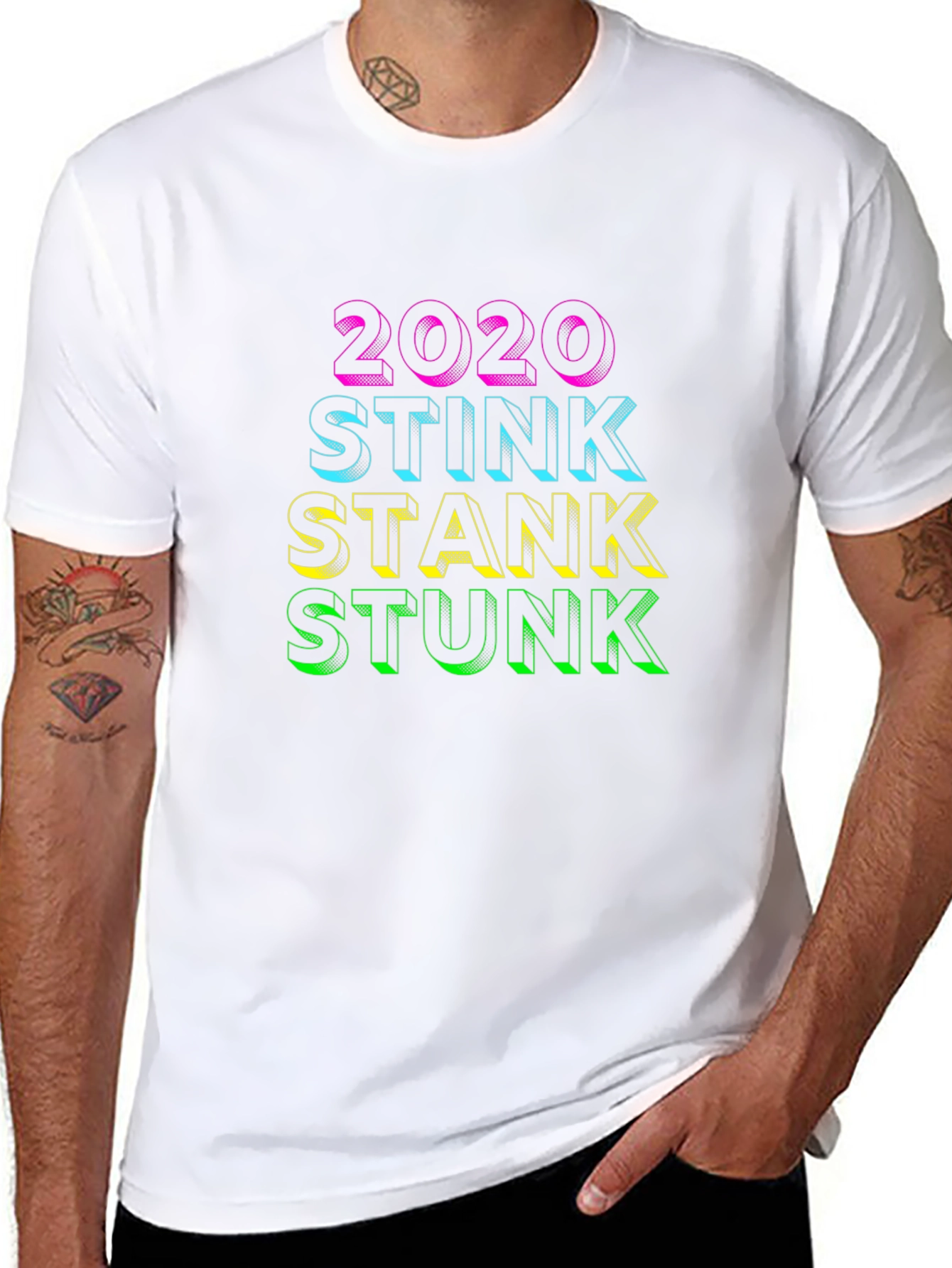 2020 Stink Stank Stunk Graphic T-Shirt