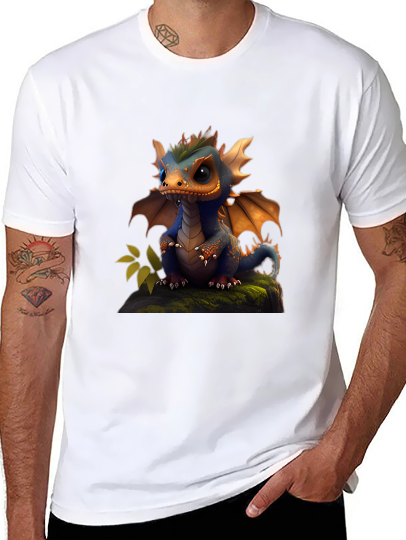 Cute Dragon Graphic T-Shirt