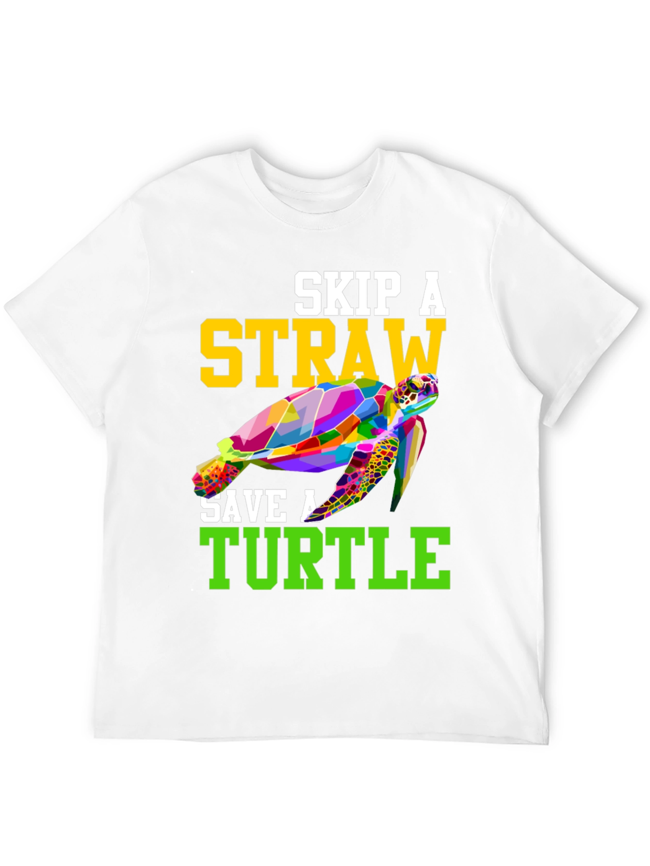 Skip A Straw Save A Turtle T-Shirt