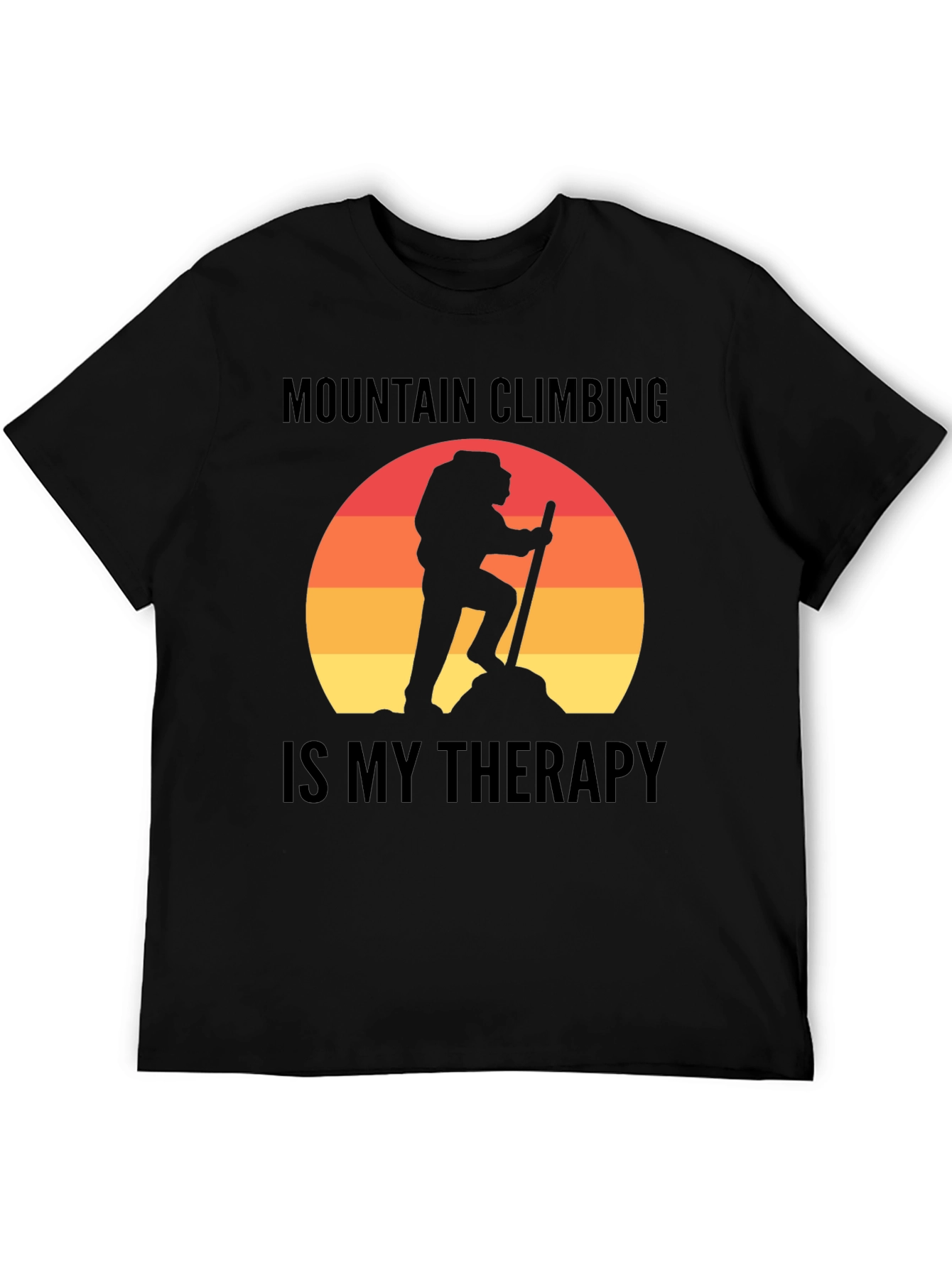Mountain Climbing Therapy T-Shirt - Hiking Adventure Tee