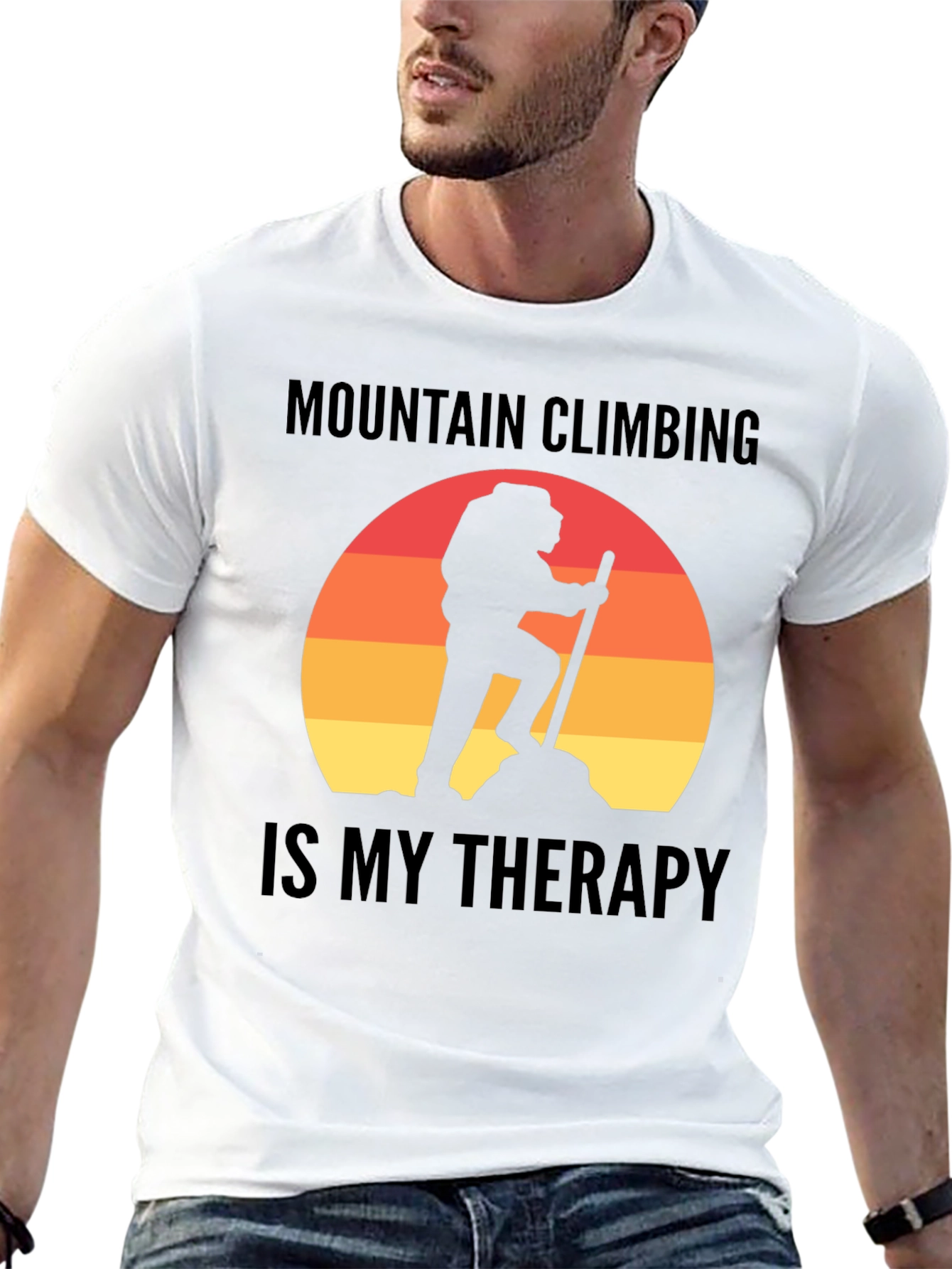 Mountain Climbing Therapy T-Shirt - Hiking Adventure Tee