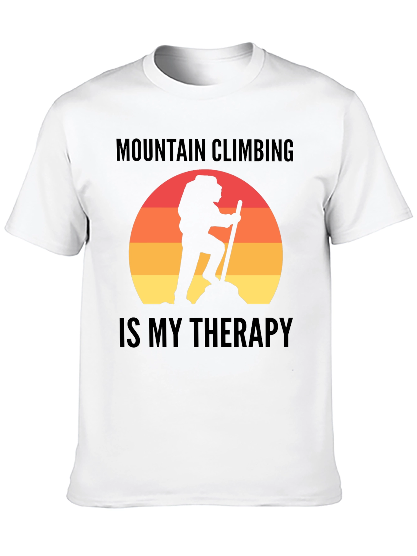 Mountain Climbing Therapy T-Shirt - Hiking Adventure Tee