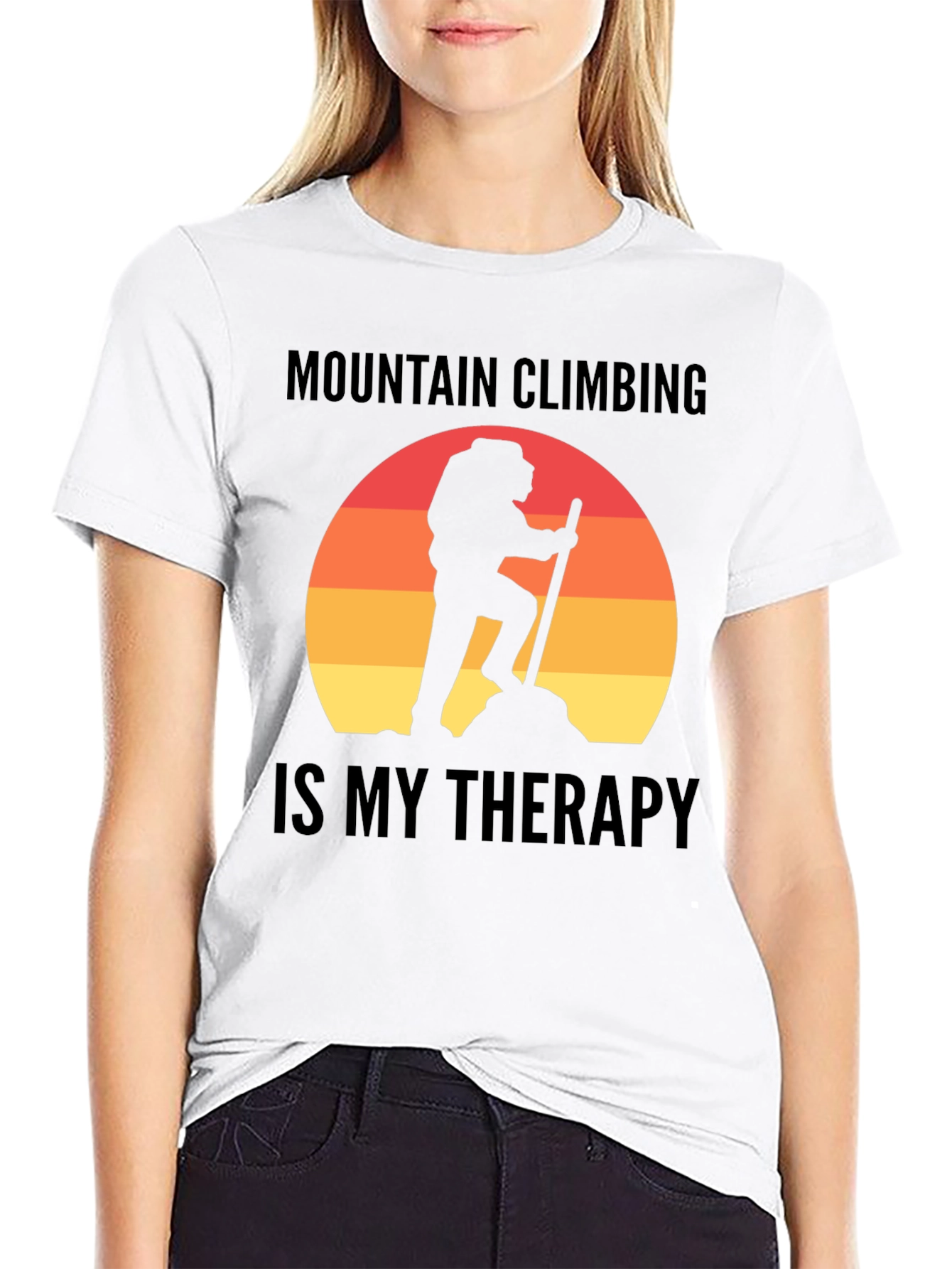 Mountain Climbing Therapy T-Shirt - Hiking Adventure Tee