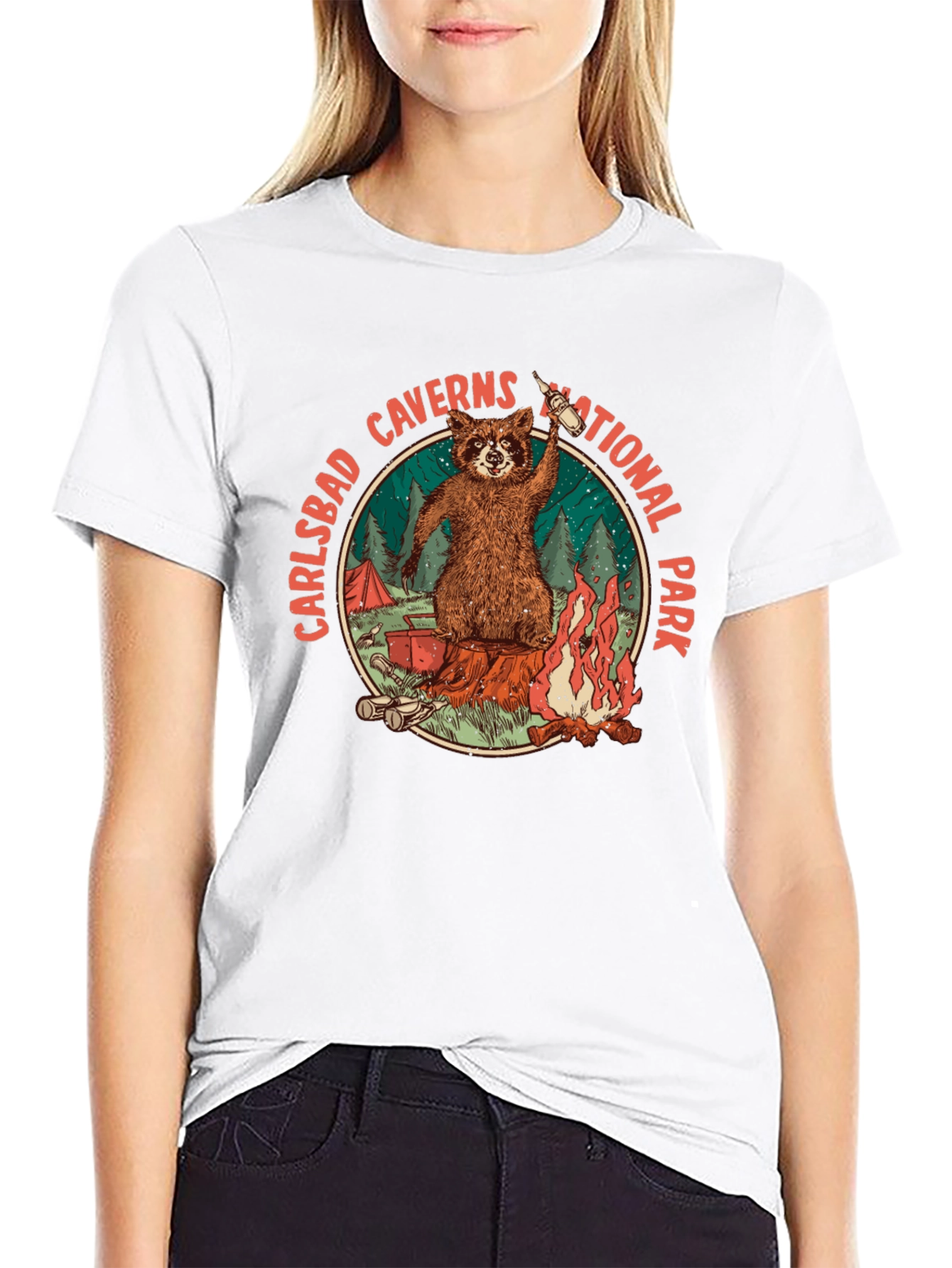 Carlsbad Caverns National Park Raccoon Tee