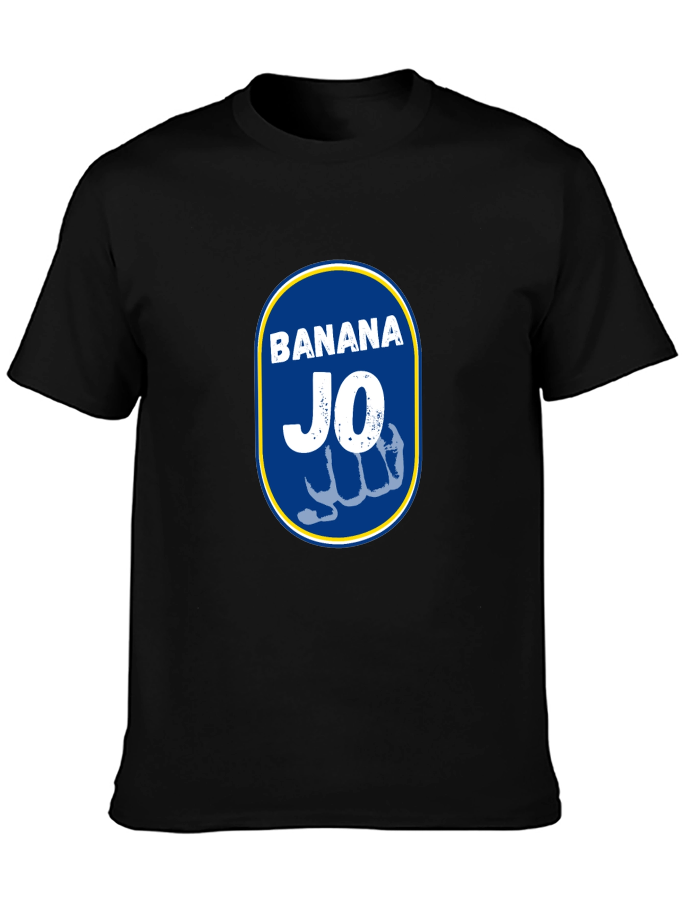 Banana Jo Graphic Tee - Black Cotton T-Shirt
