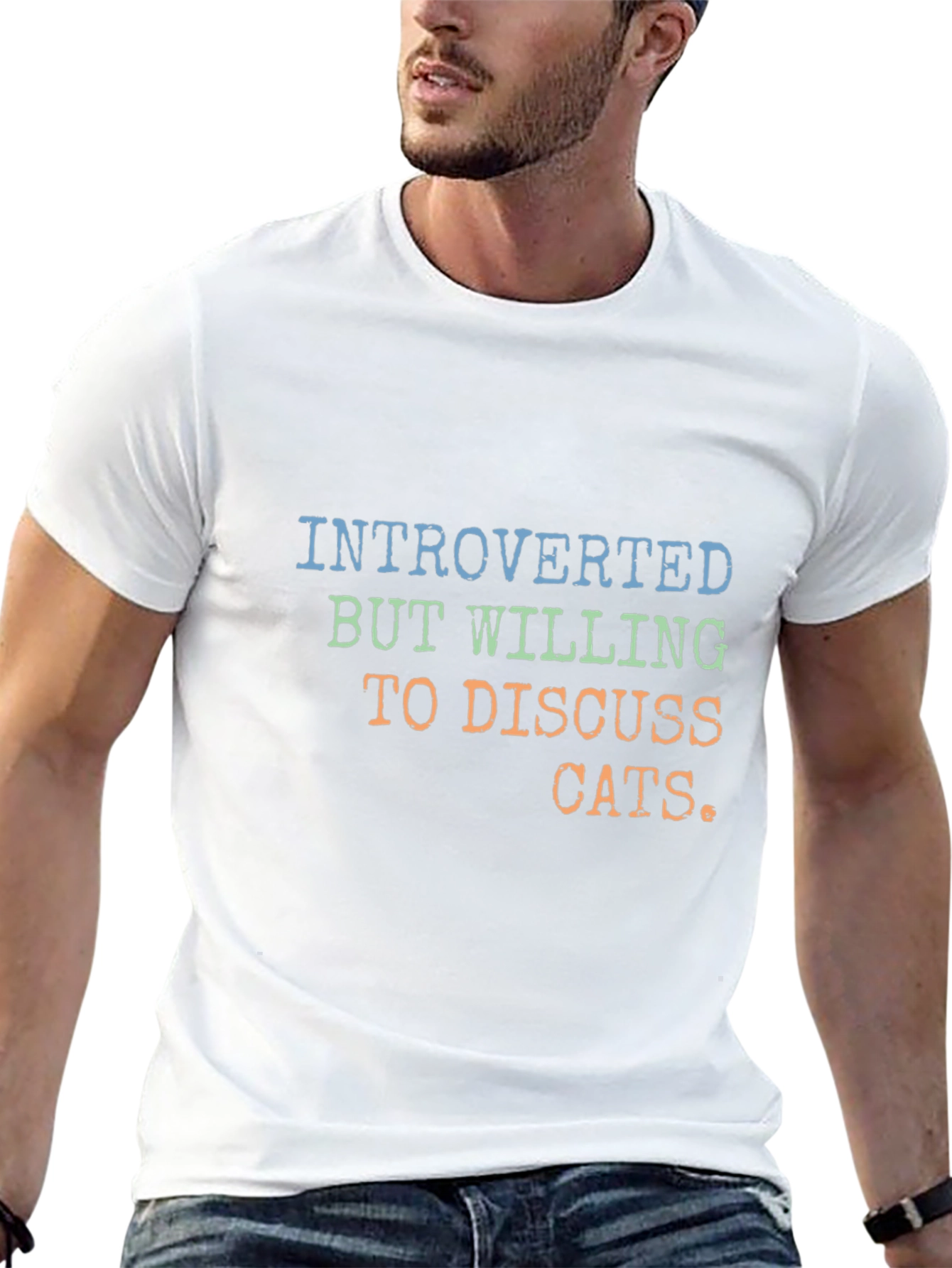 Introverted Cat Lover T-Shirt