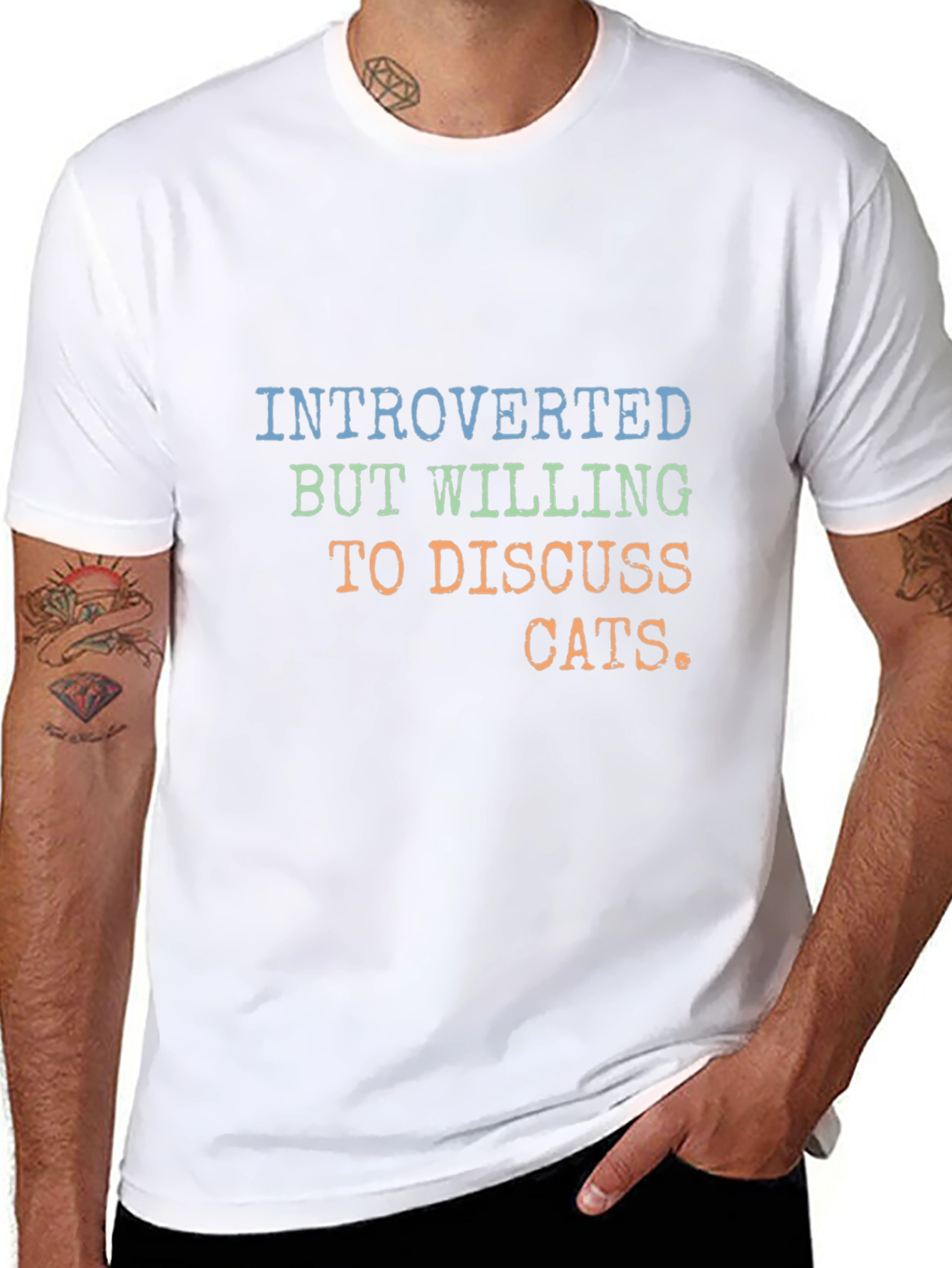Introverted Cat Lover T-Shirt