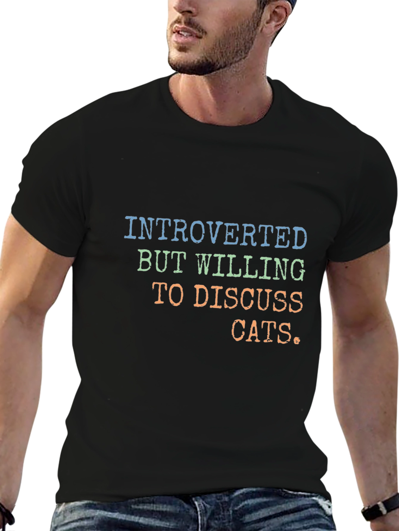 Introverted Cat Lover T-Shirt