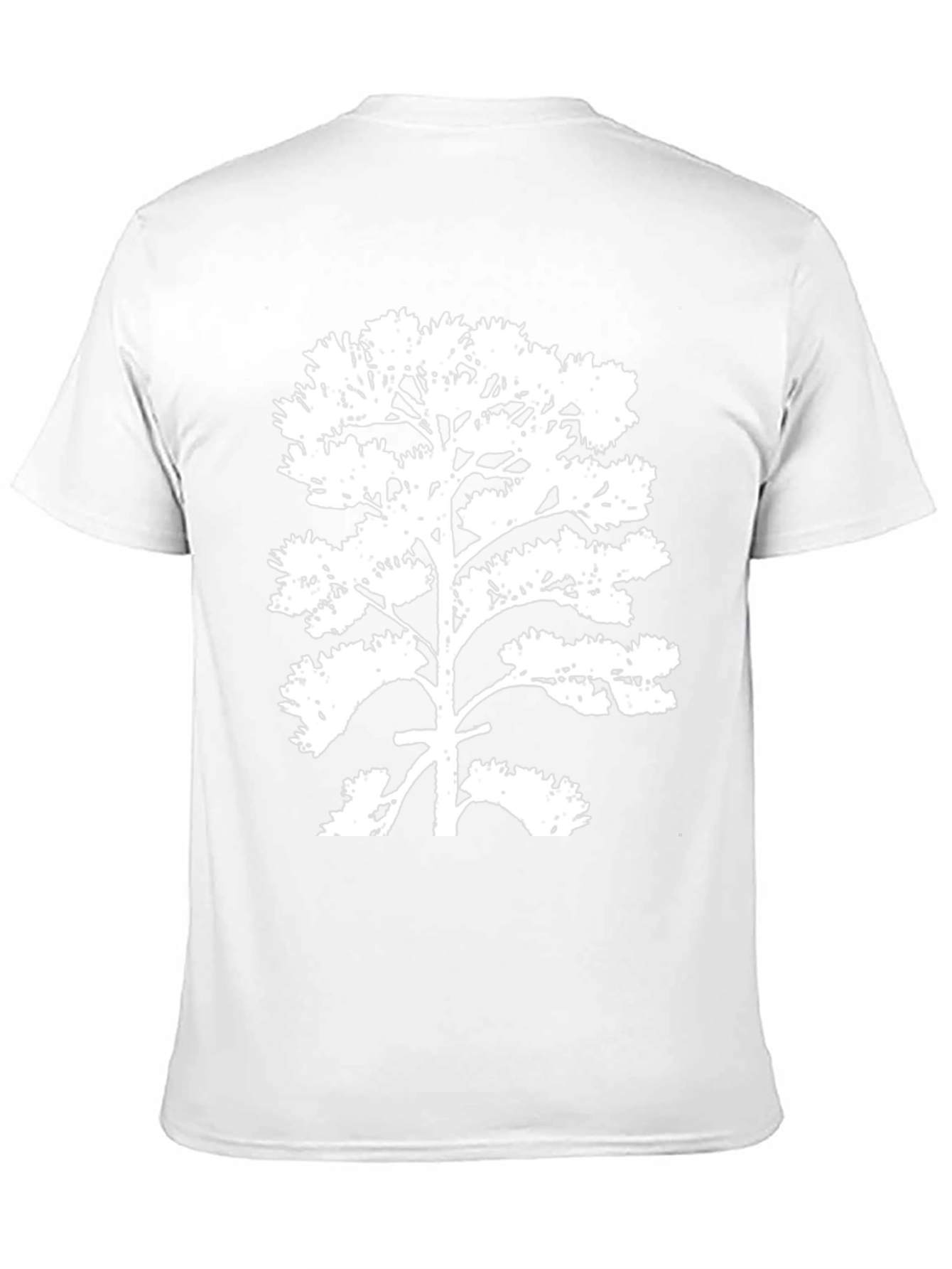 Tree Graphic Tee - Black Cotton T-Shirt
