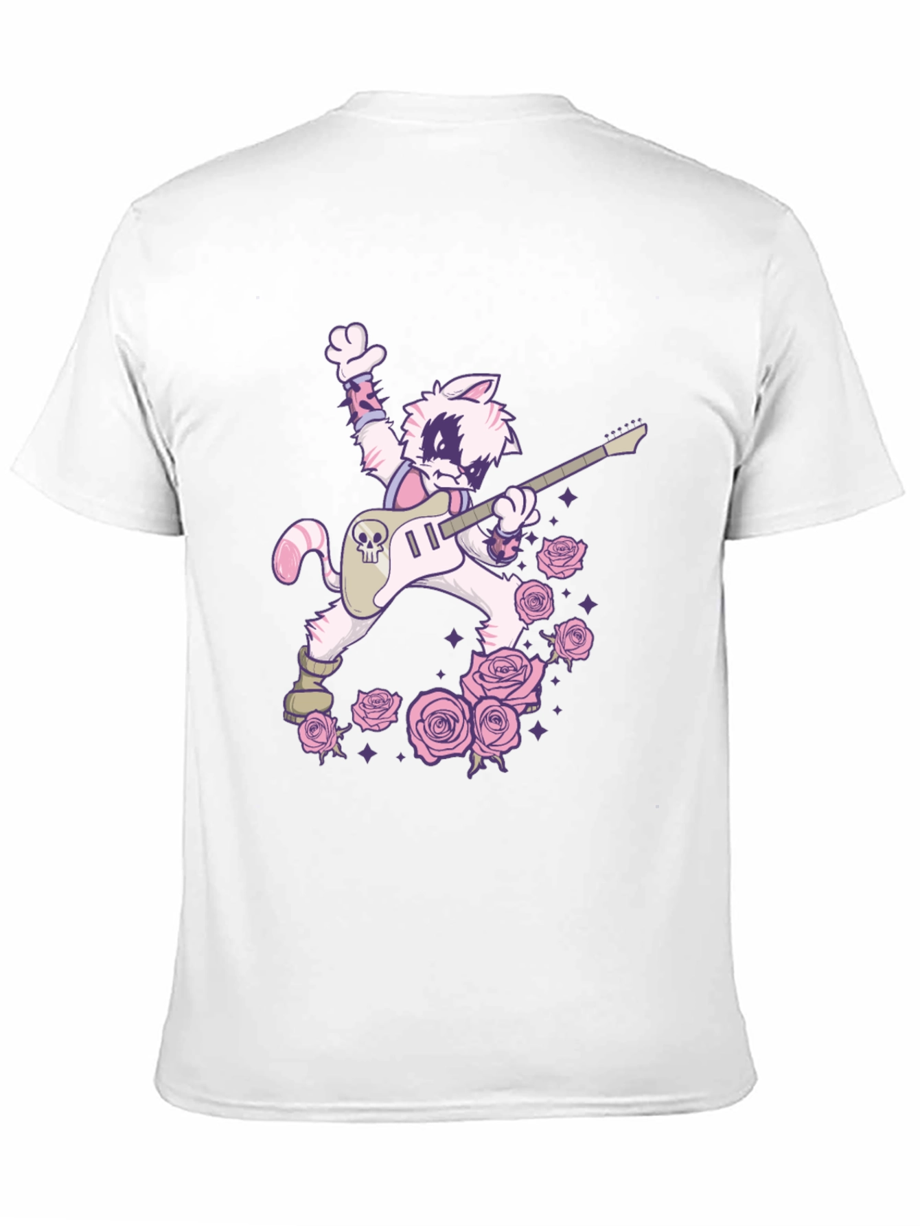 Rockstar Cat T-Shirt - Cool Graphic Tee