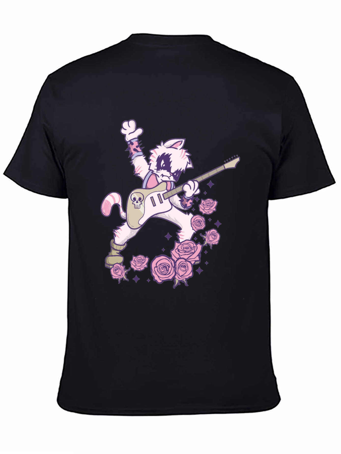 Rockstar Cat T-Shirt - Cool Graphic Tee