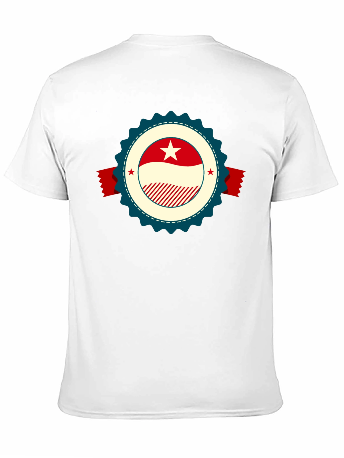 Retro Star Emblem Black T-Shirt