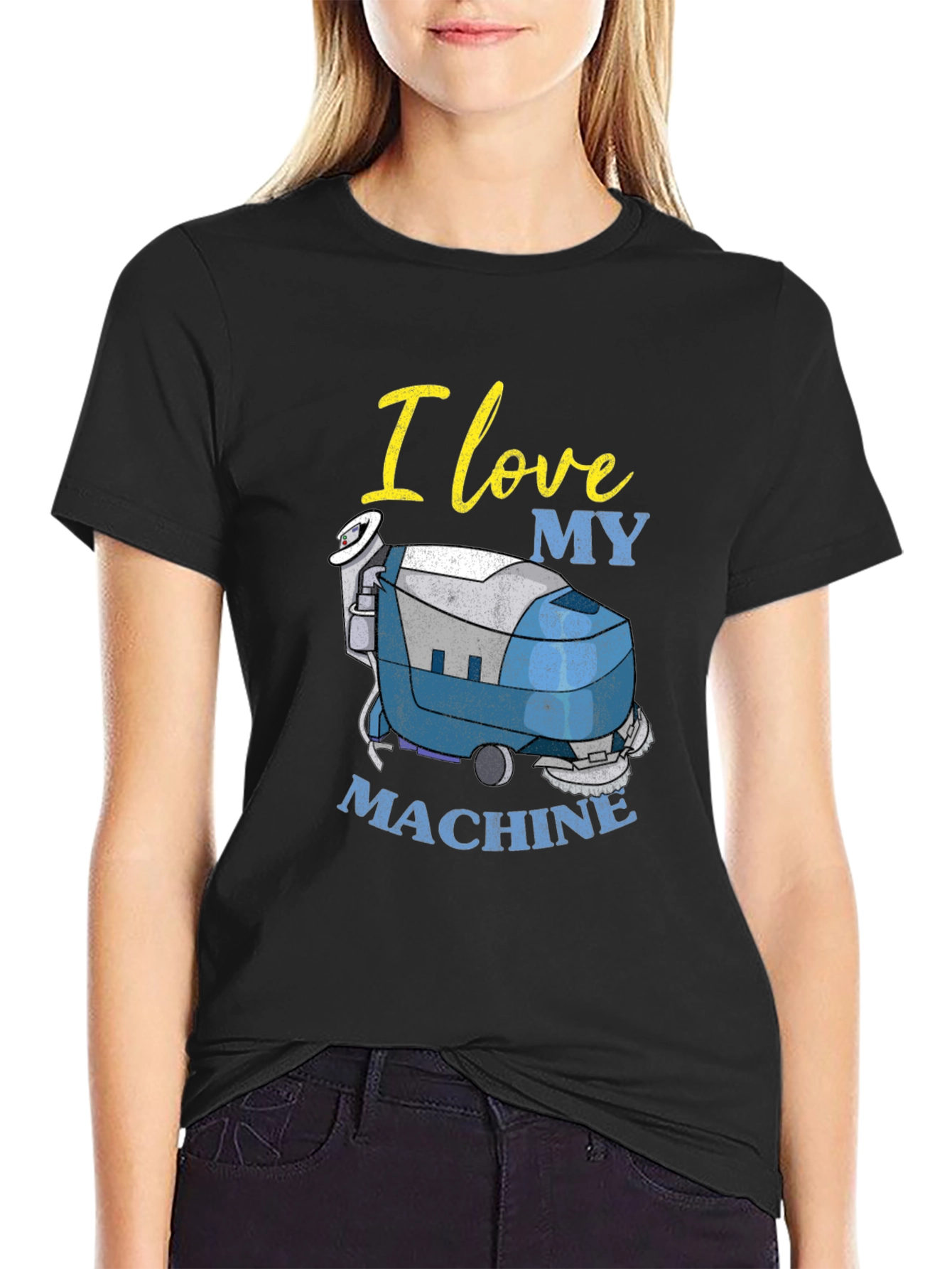 I Love My Machine T-Shirt - Cleaning Crew Apparel