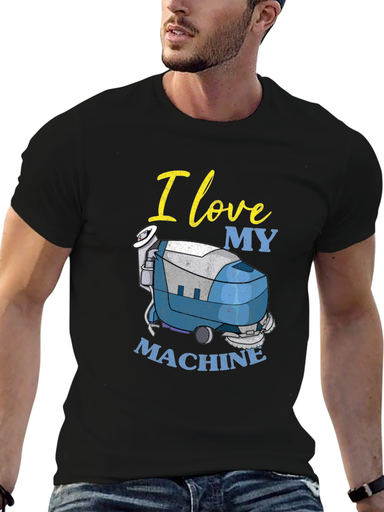 I Love My Machine T-Shirt - Cleaning Crew Apparel