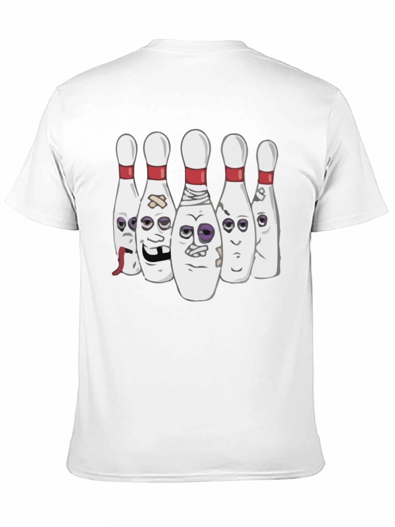 Bowling Pin Cartoon T-Shirt