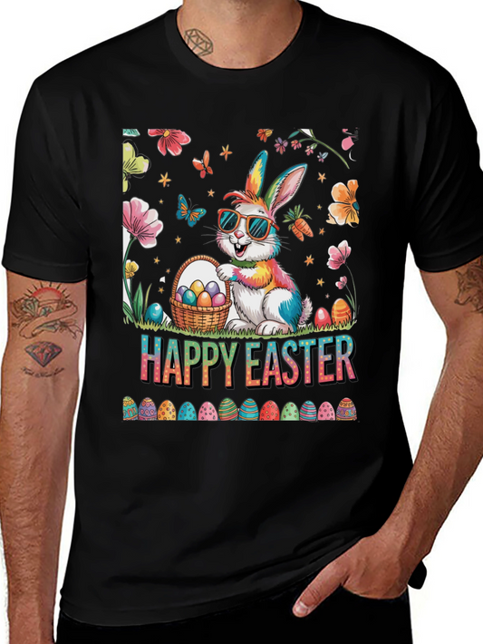 Happy Easter Bunny T-Shirt - Festive Holiday Apparel