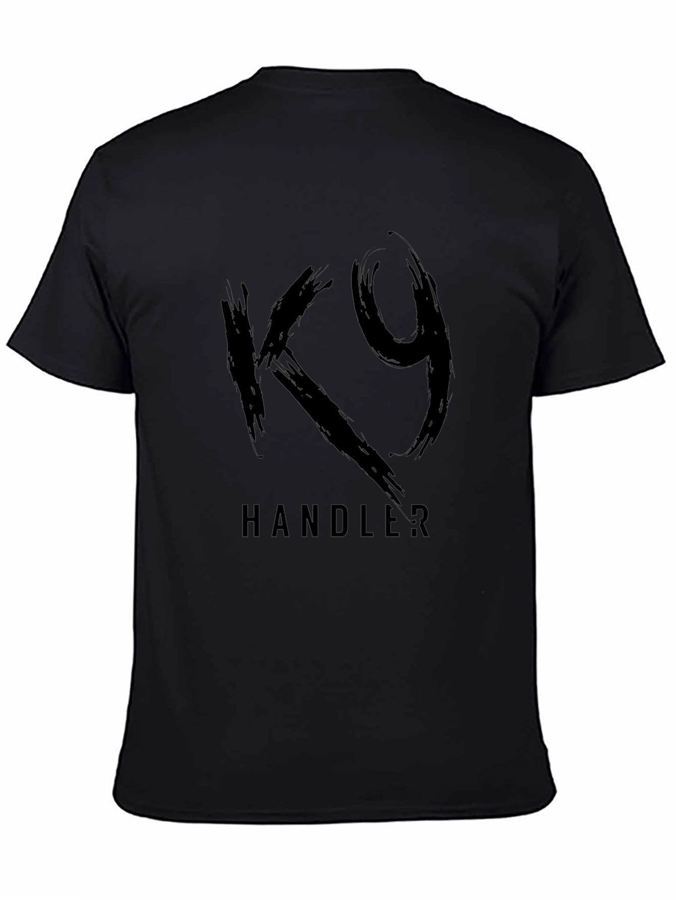 K9 Handler Black Graphic Tee