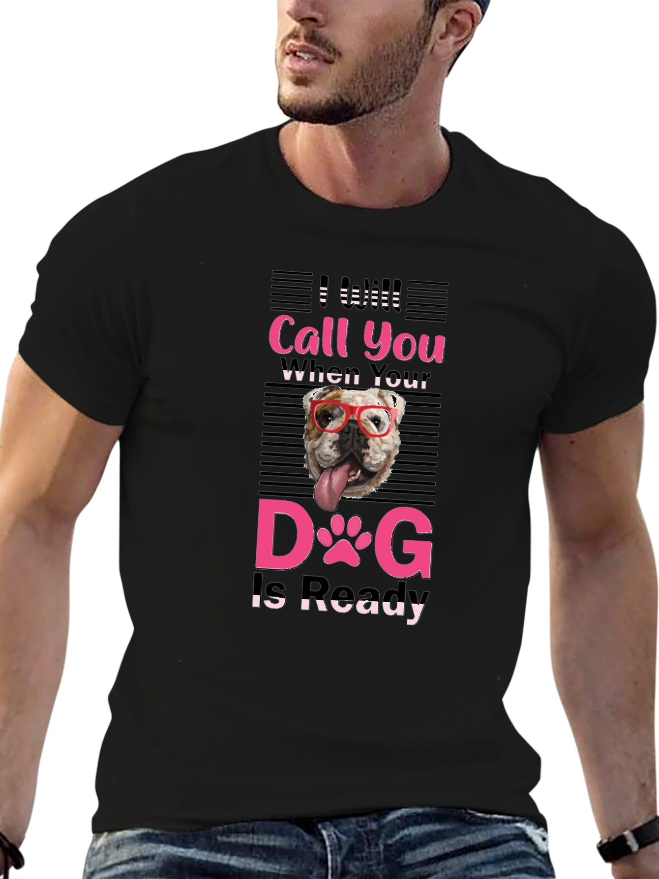 Funny Dog Ready T-Shirt