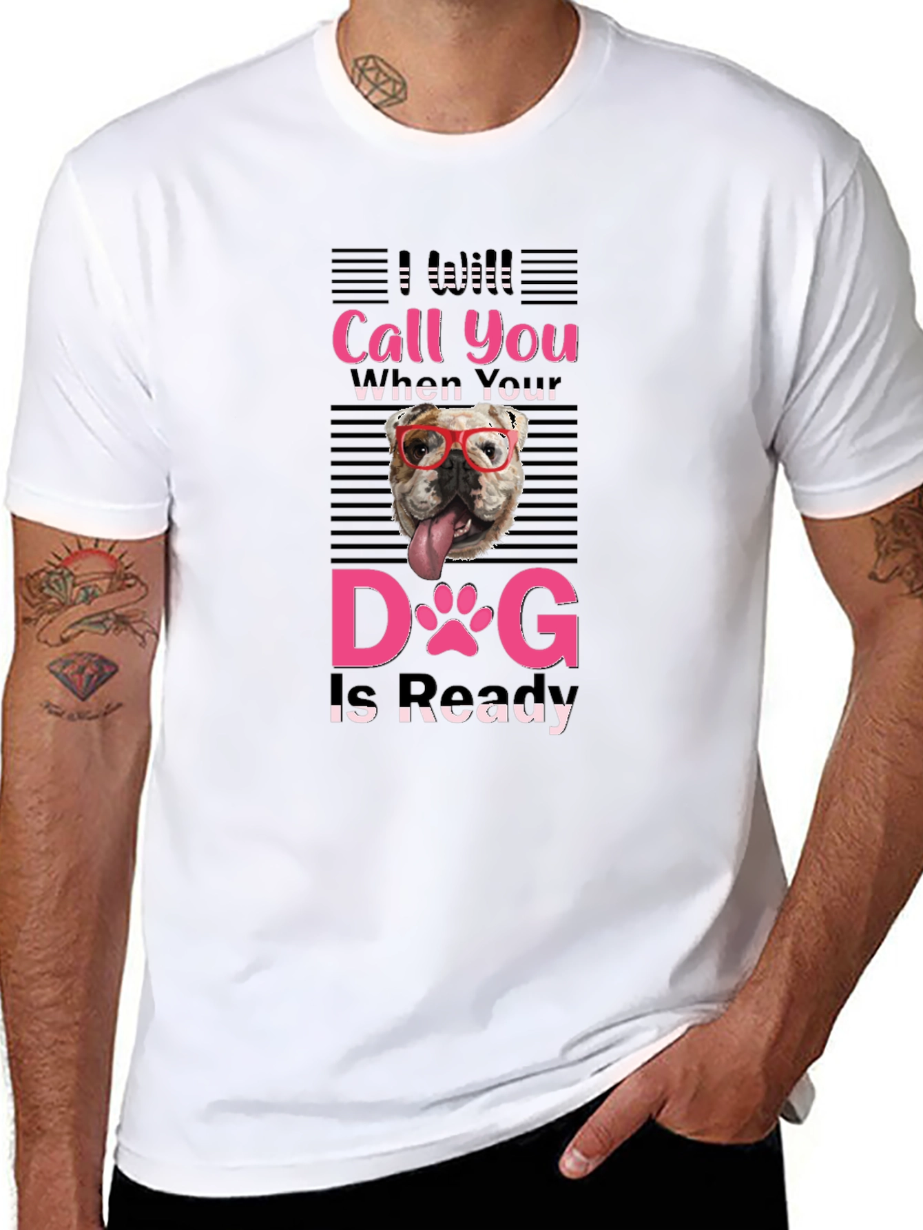 Funny Dog Ready T-Shirt