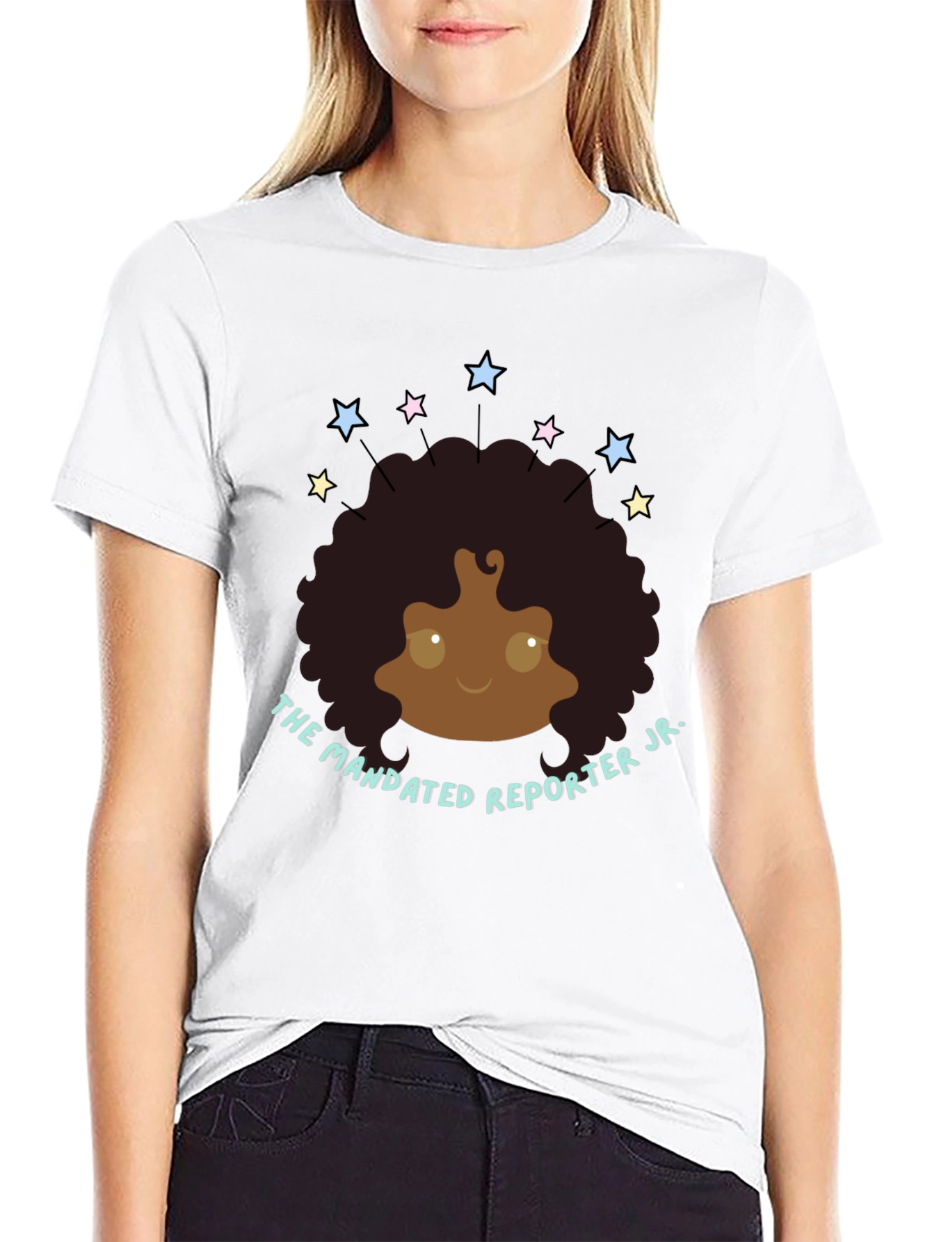 The Mandated Reporter Jr. Black T-Shirt