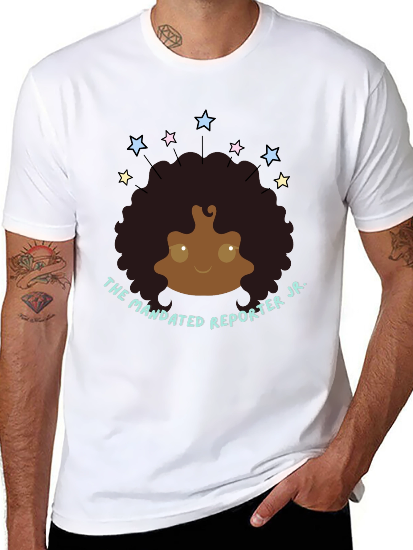 The Mandated Reporter Jr. Black T-Shirt
