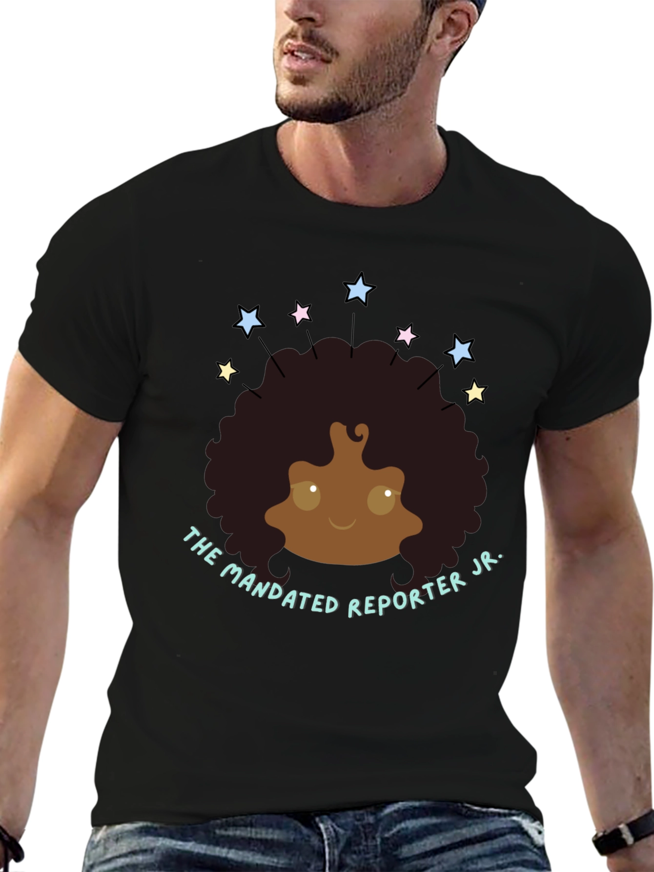 The Mandated Reporter Jr. Black T-Shirt