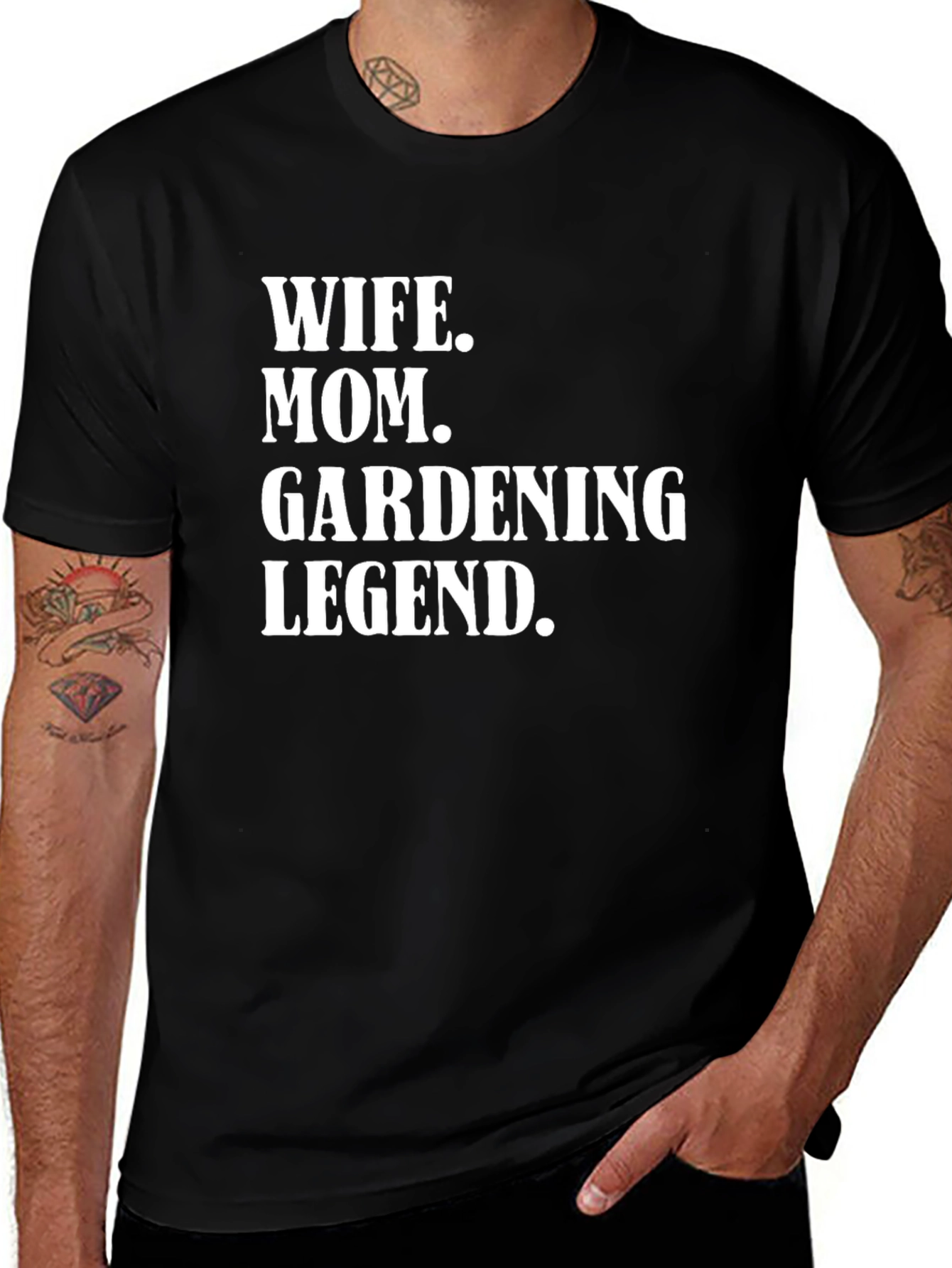 Wife Mom Gardening Legend Graphic Tee