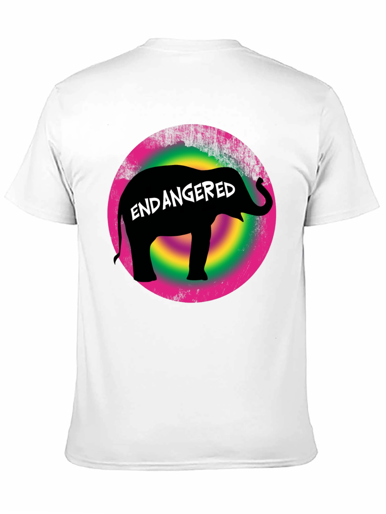 Endangered Elephant Graphic T-Shirt