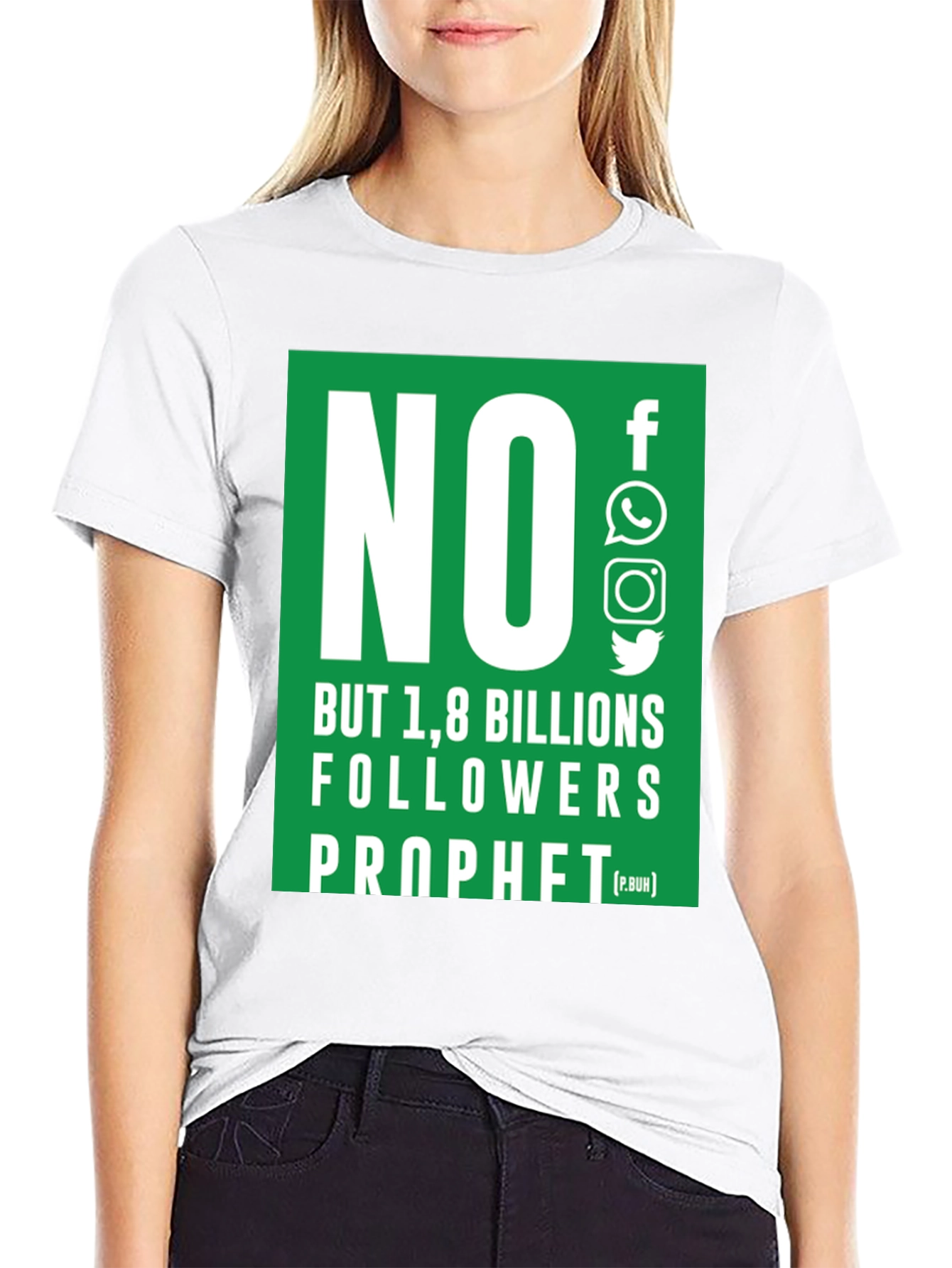 No Followers Prophet T-Shirt - Social Media Humor