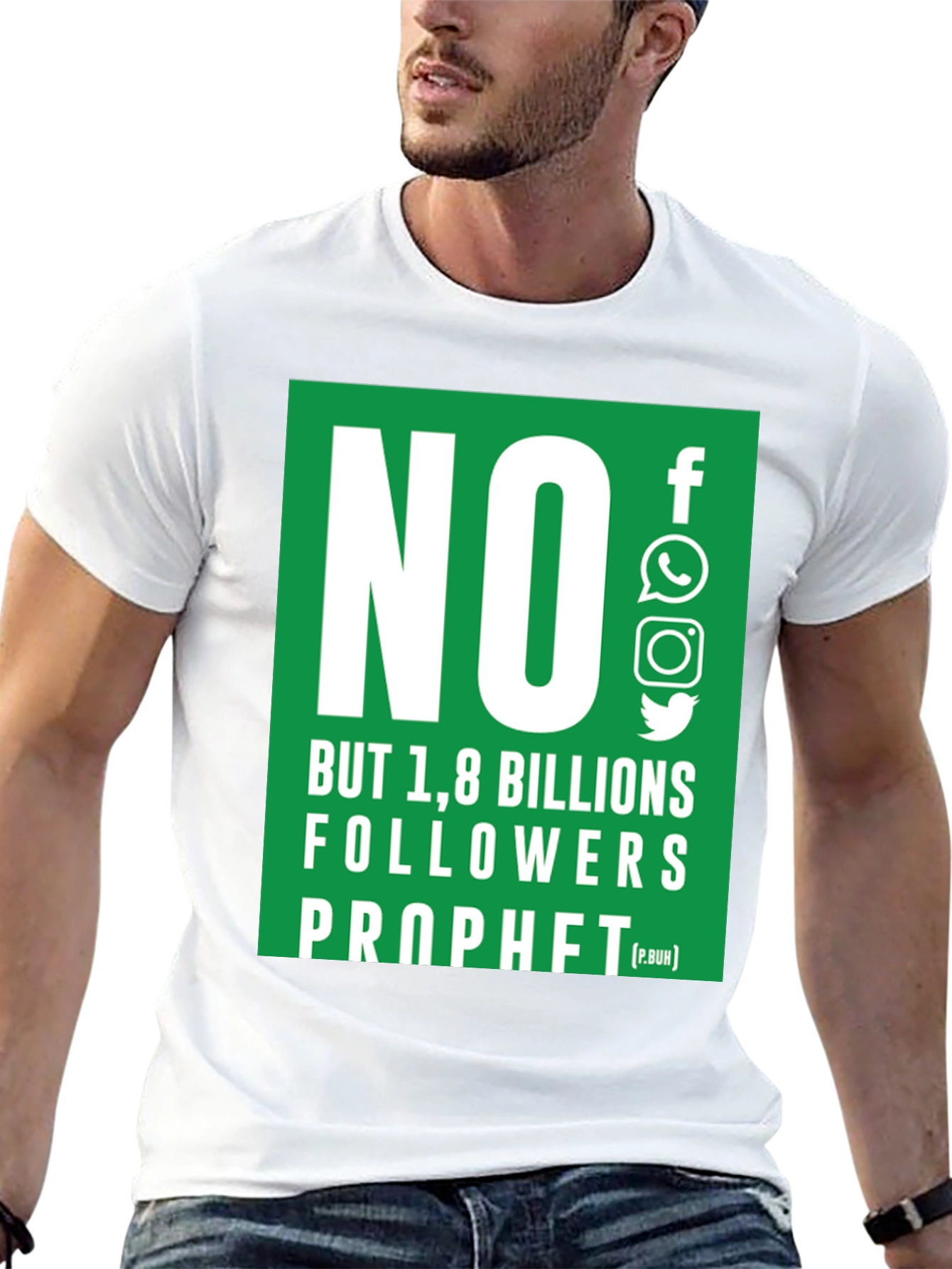 No Followers Prophet T-Shirt - Social Media Humor