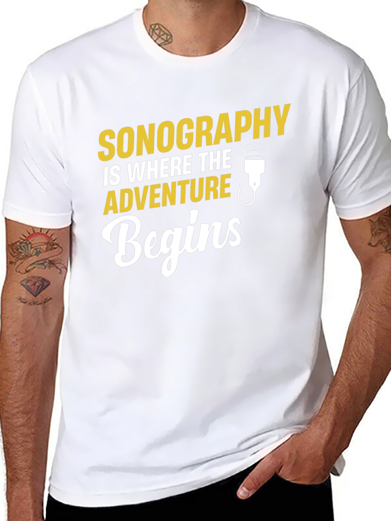 Sonography Adventure T-Shirt - Medical Imaging Tee