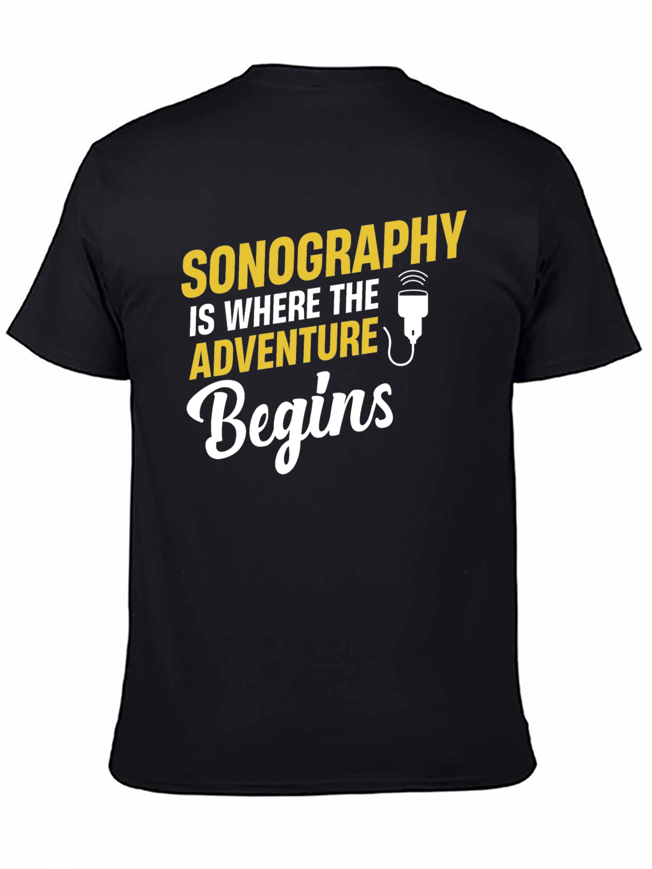 Sonography Adventure T-Shirt - Medical Imaging Tee