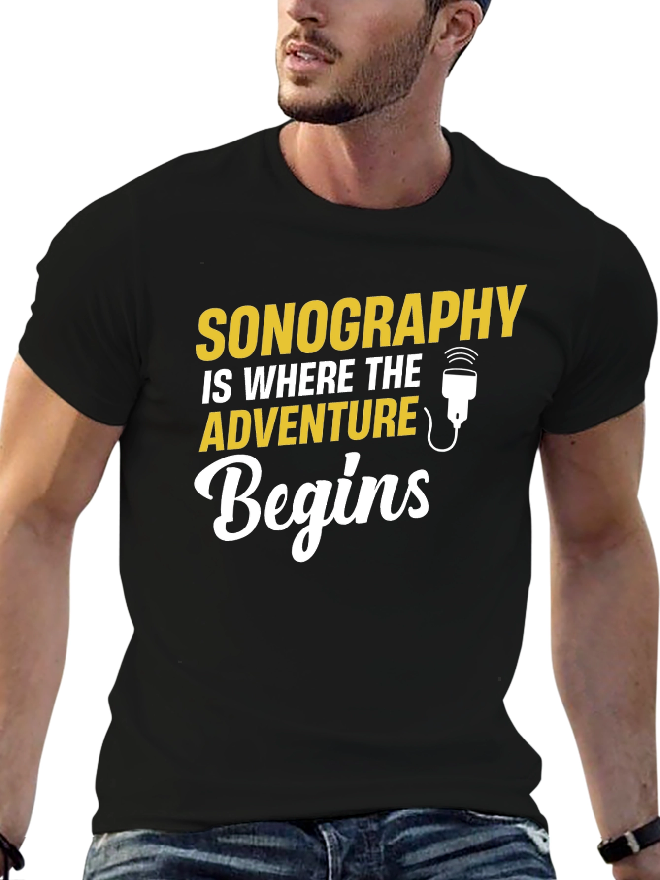 Sonography Adventure T-Shirt - Medical Imaging Tee