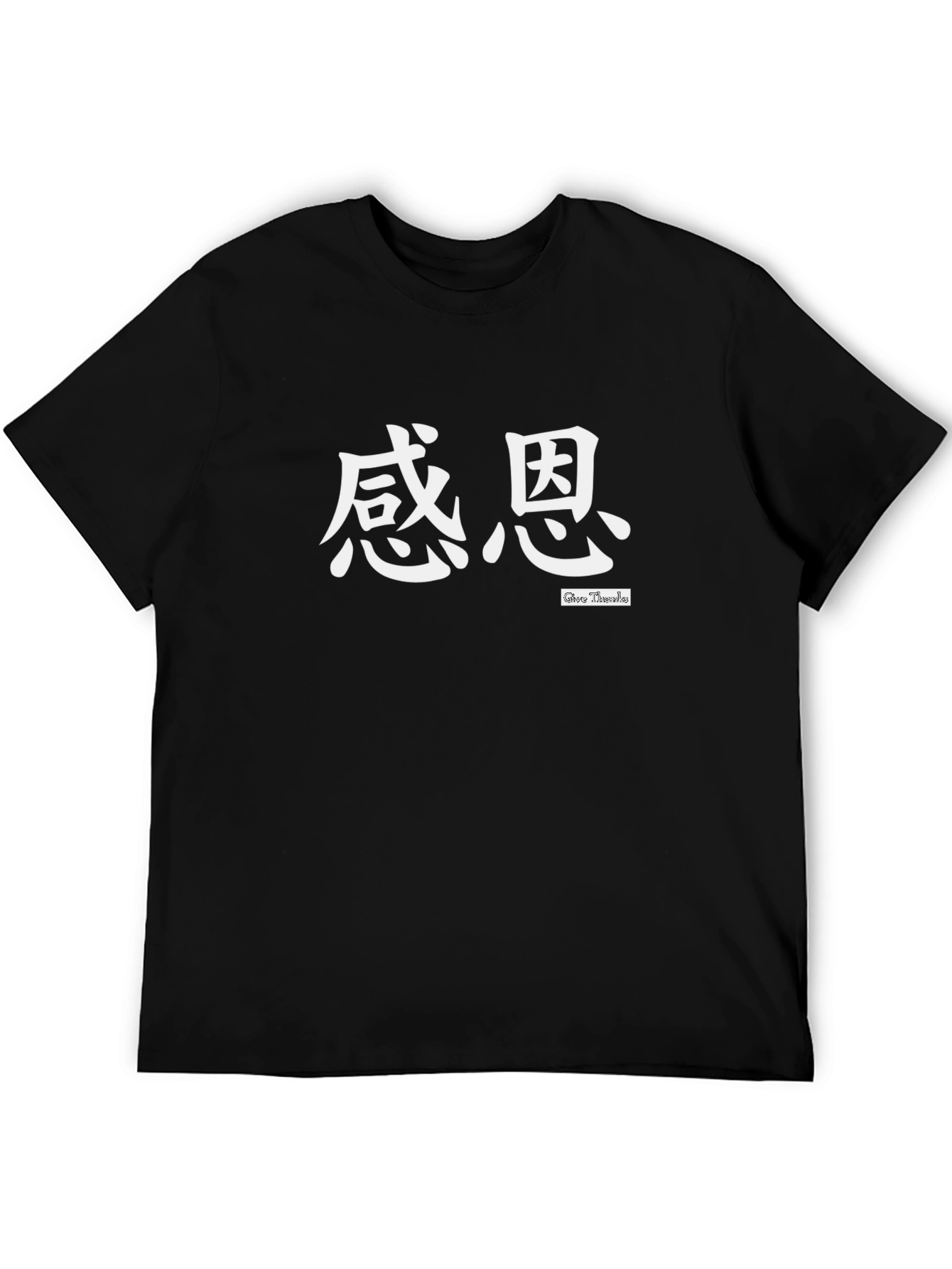 Gratitude T-Shirt - Chinese Text Graphic Tee