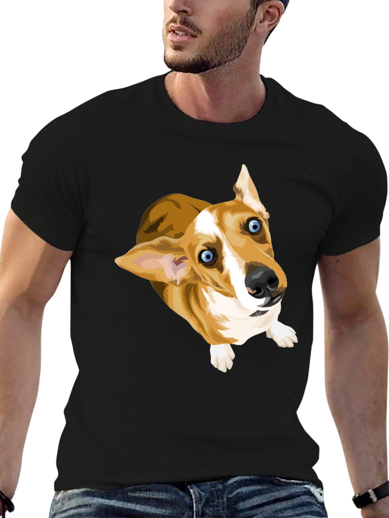 Corgi Pup Graphic T-Shirt
