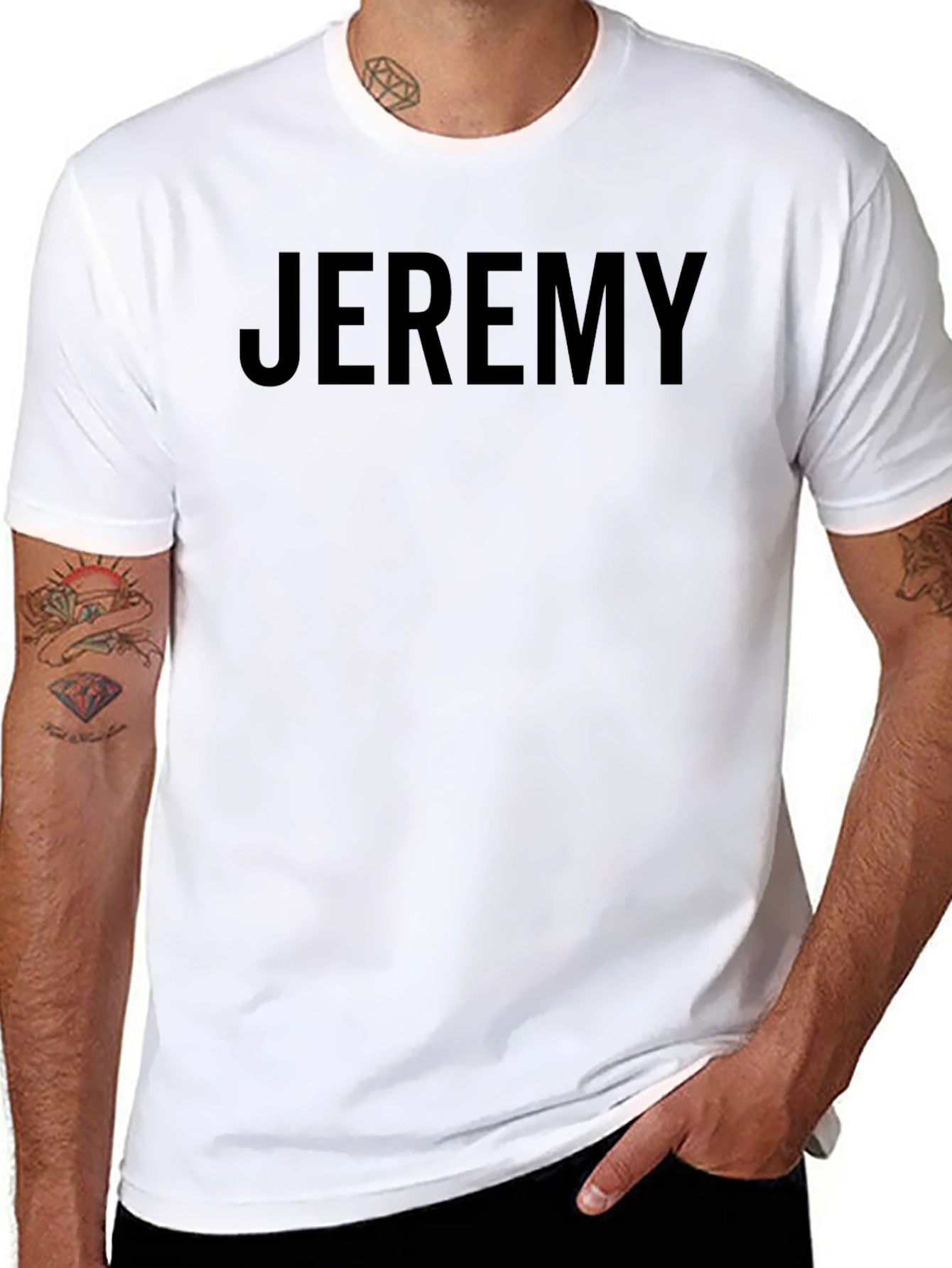 Jeremy T-Shirt: Classic Crew Neck Tee