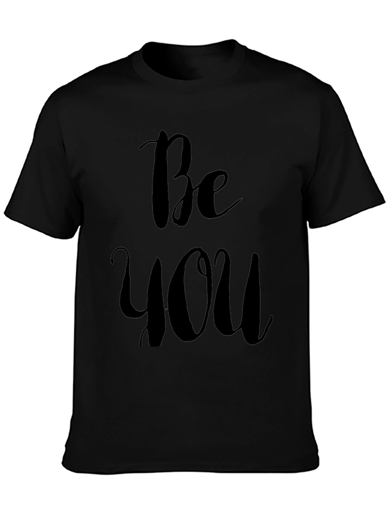 Be You Black Graphic T-Shirt