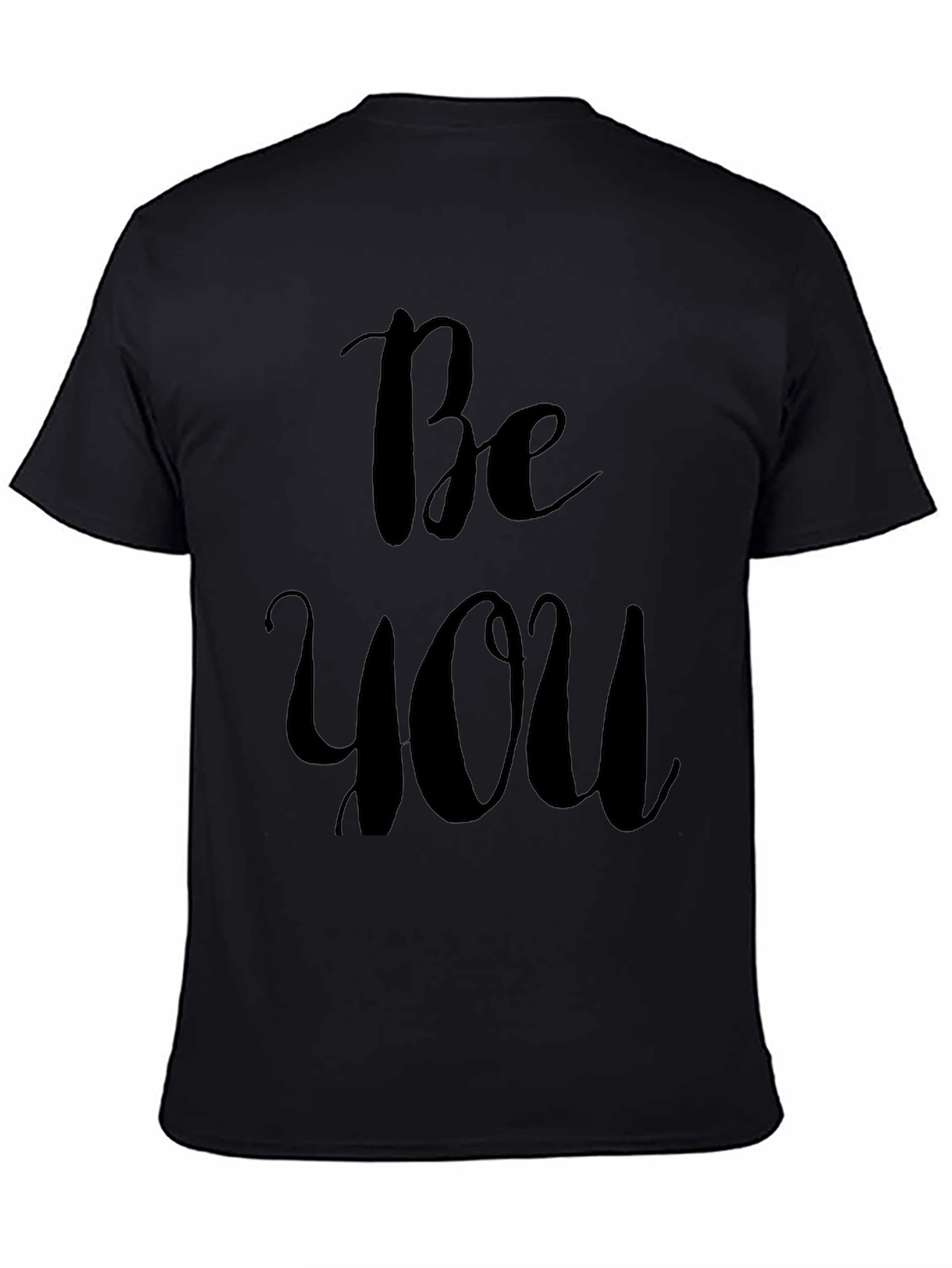 Be You Black Graphic T-Shirt