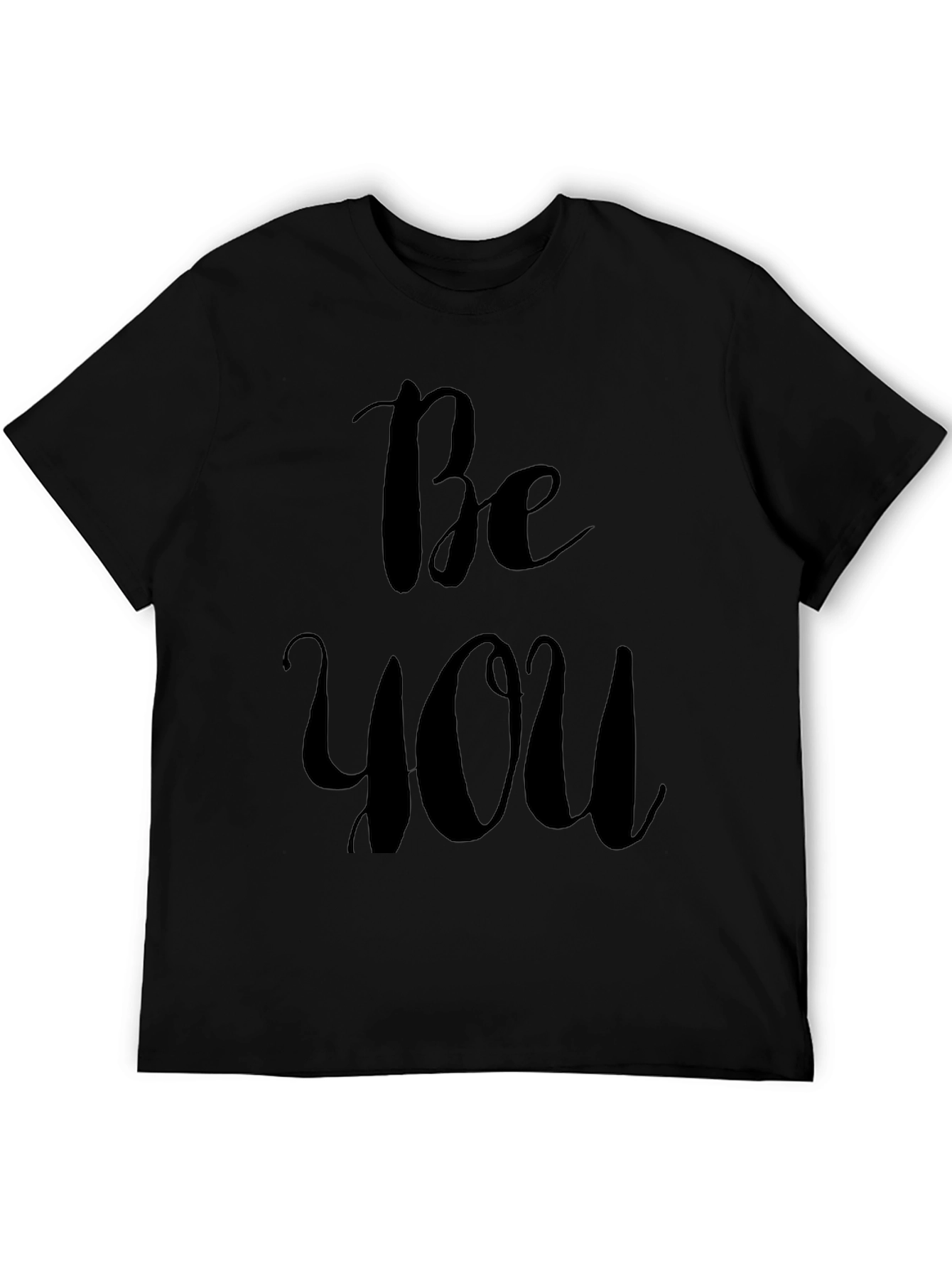 Be You Black Graphic T-Shirt