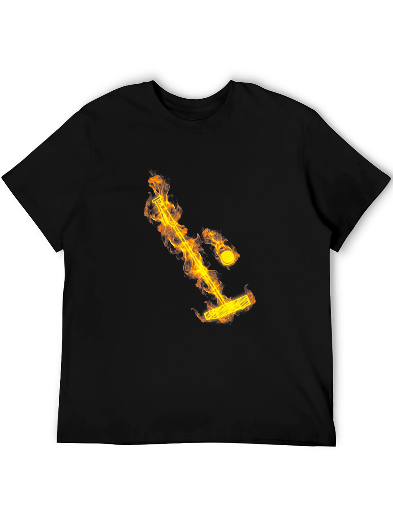 Flaming Mini Golf Tee Shirt - Unique Design