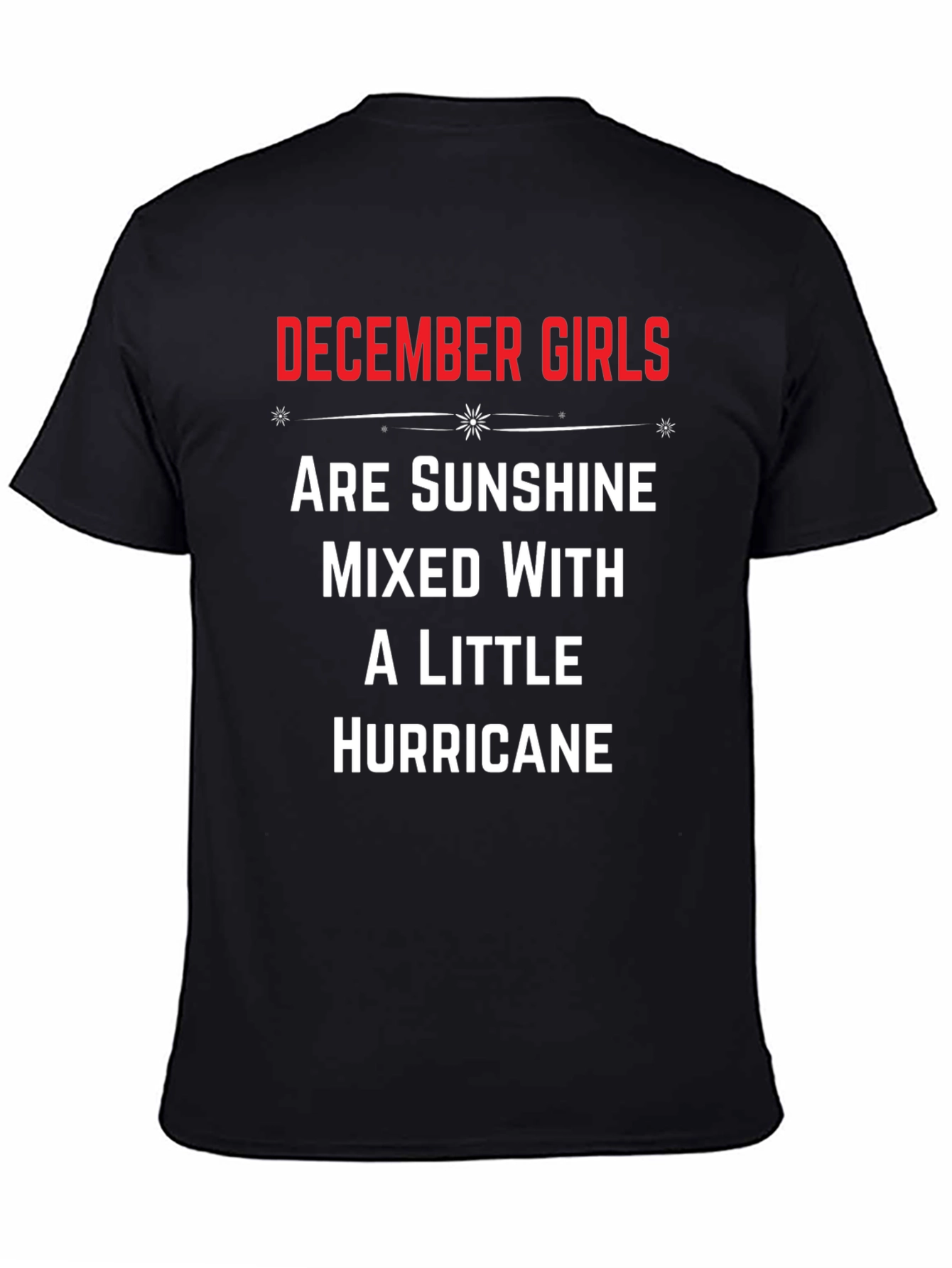 December Girls Sunshine Hurricane Black T-Shirt