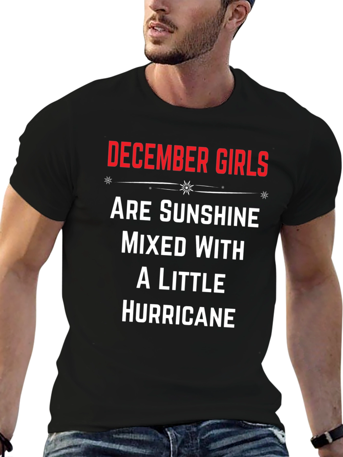 December Girls Sunshine Hurricane Black T-Shirt
