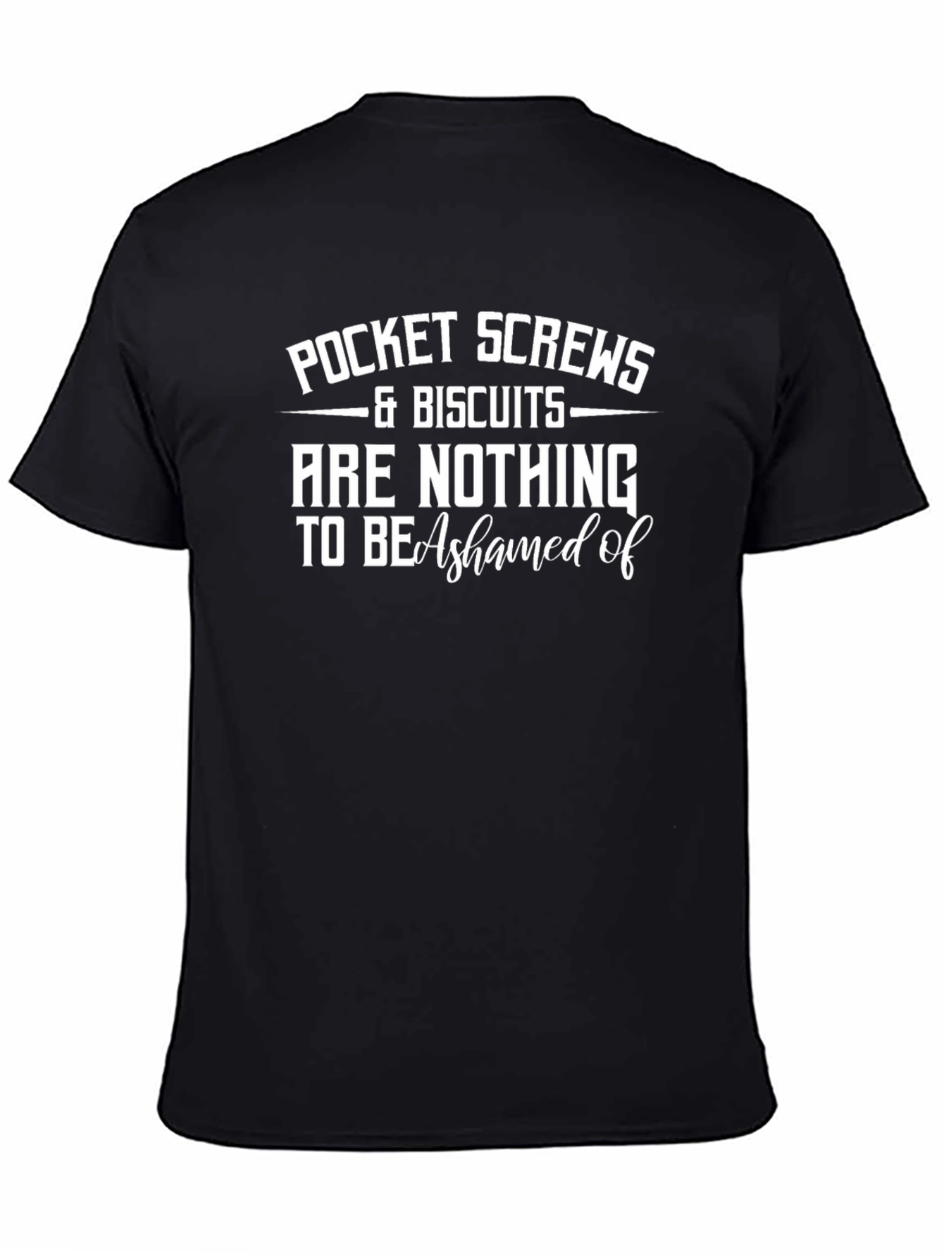 Pocket Screws & Biscuits Graphic T-Shirt