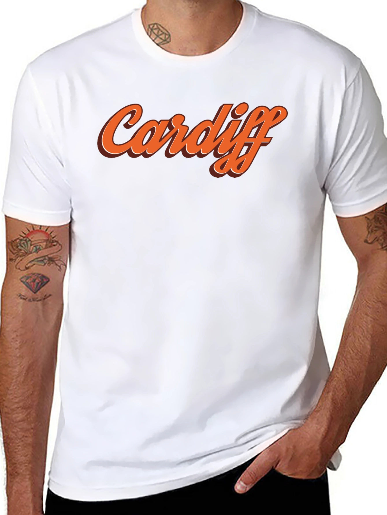 Cardiff Graphic T-Shirt - Retro Style