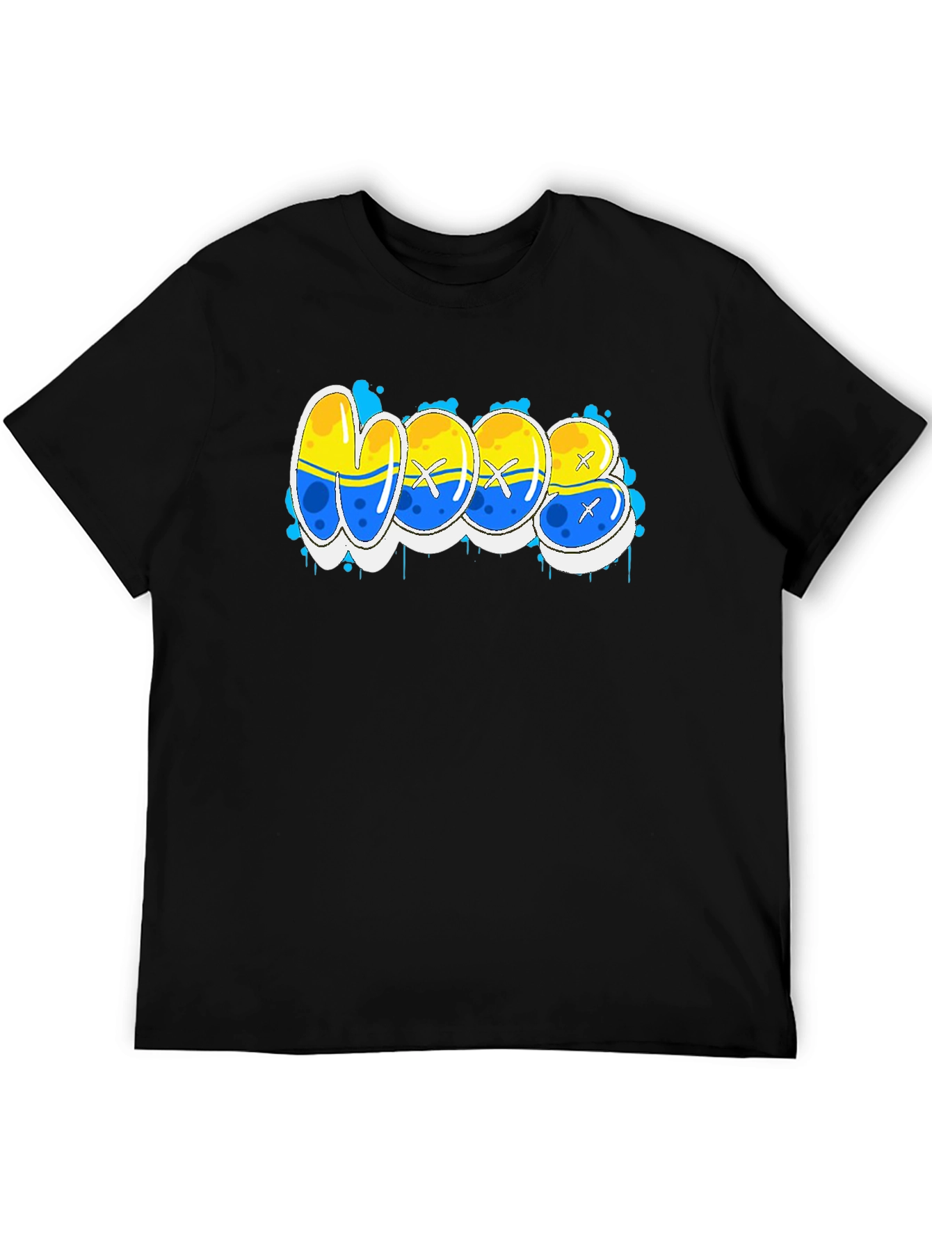 Cool WOOB Graffiti Style Graphic T-Shirt