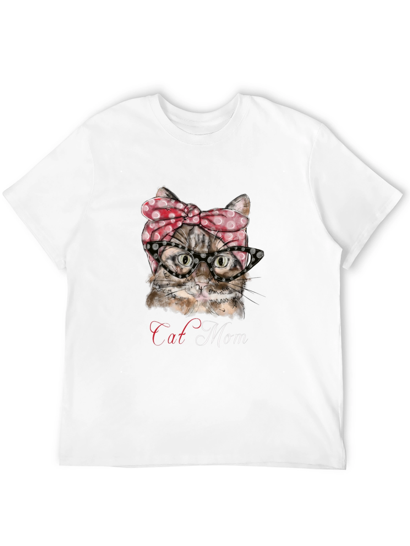 Cat Mom T-Shirt - Cute Feline Graphic Tee