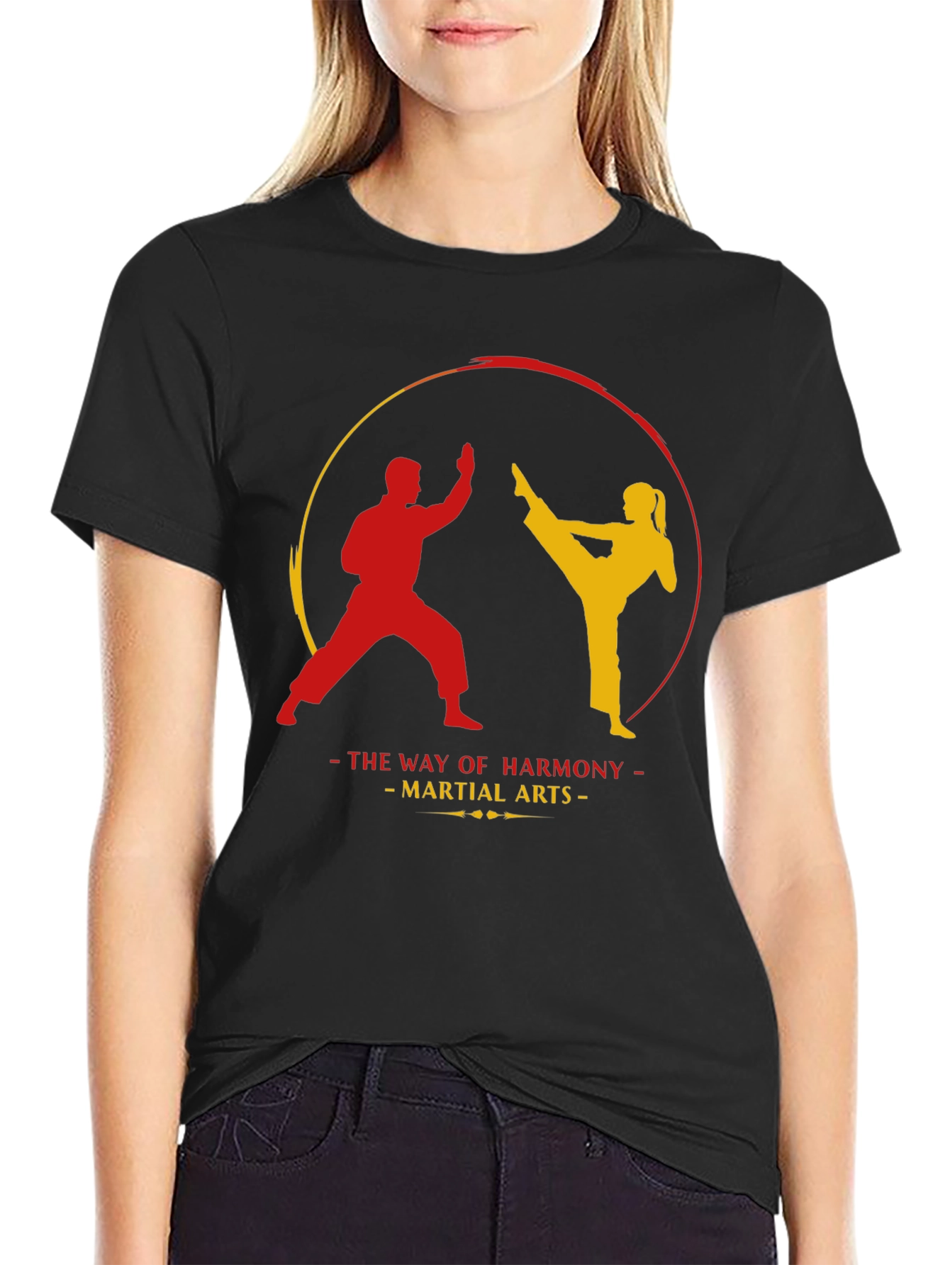 Martial Arts Harmony T-Shirt - Black